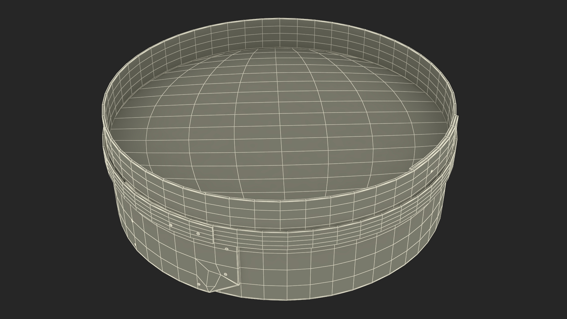 Wooden Sieve 3D