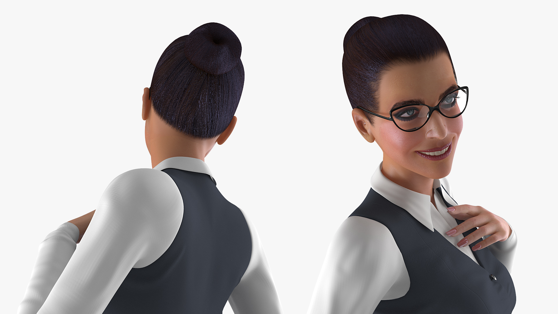 Business Woman 3D model