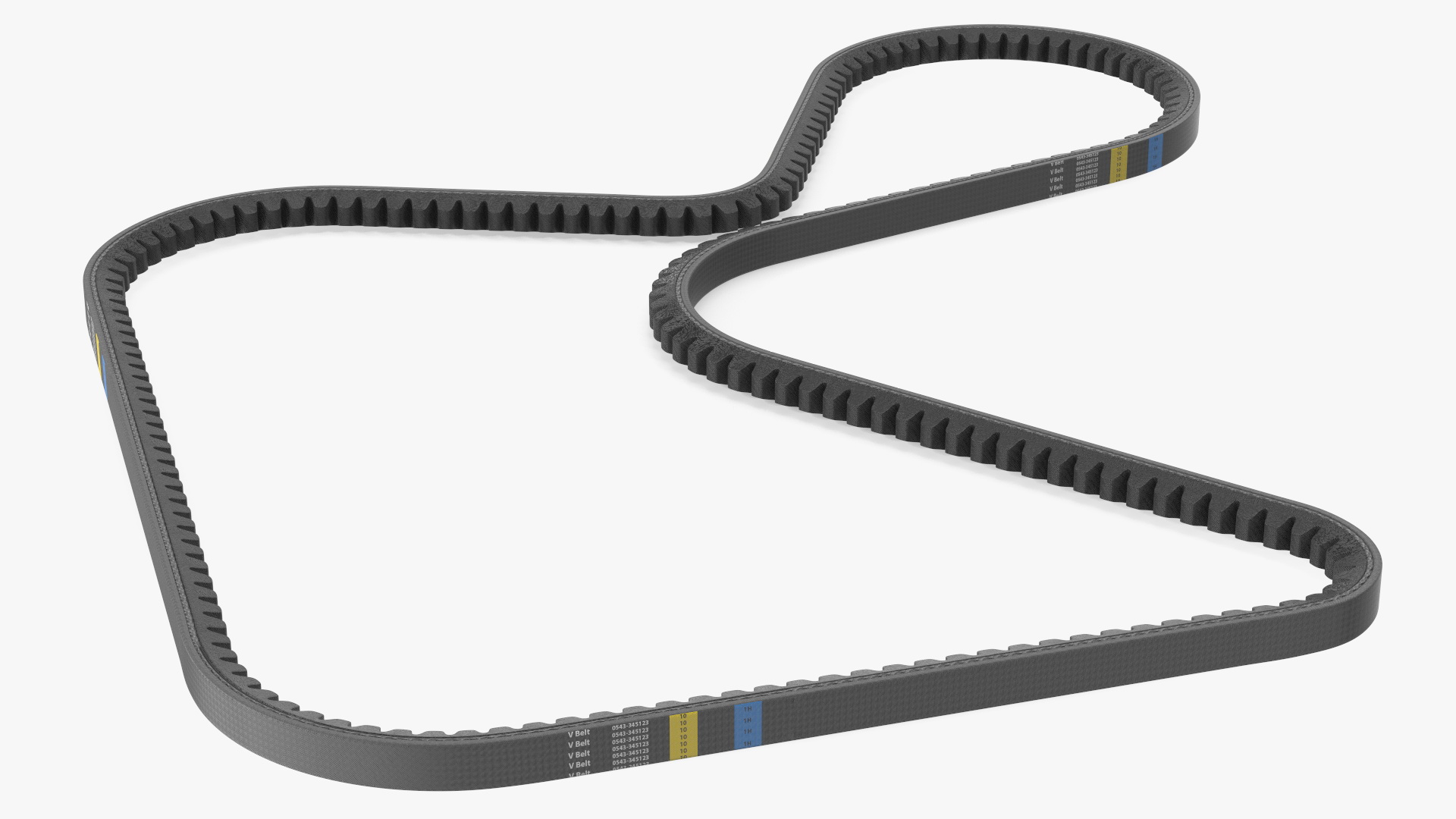 Accessory Drive V Belt Working Position 3D model