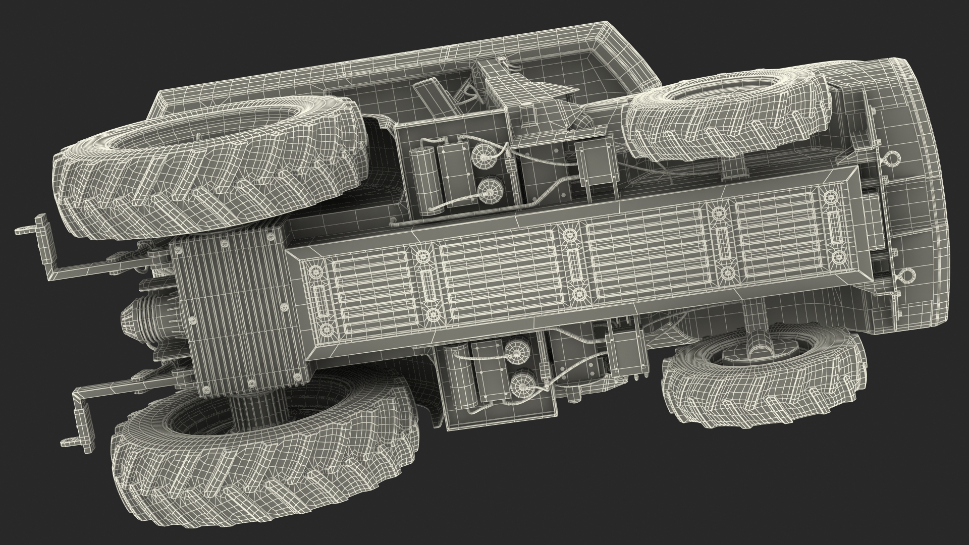 Monarch Fully Electric Tractor Rigged 3D