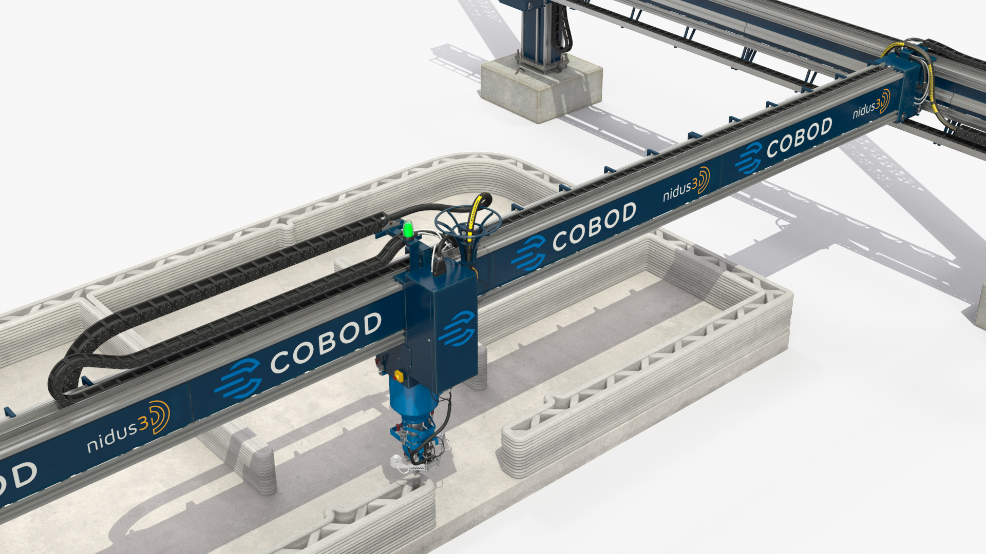 3D model Starting Printing of the Building Module