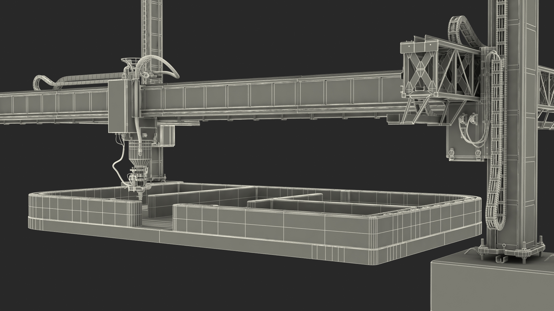 3D model Starting Printing of the Building Module