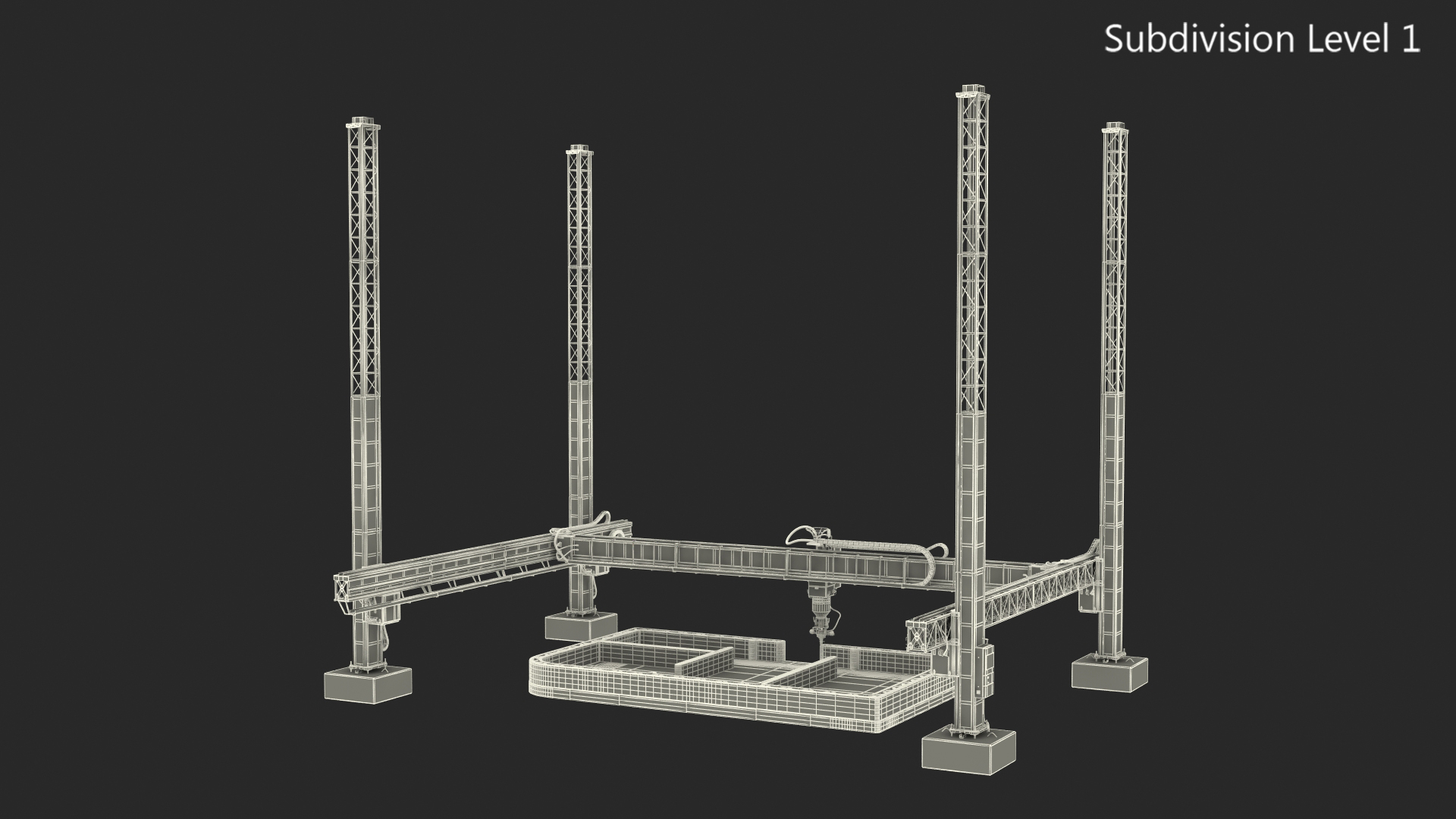 3D model Starting Printing of the Building Module