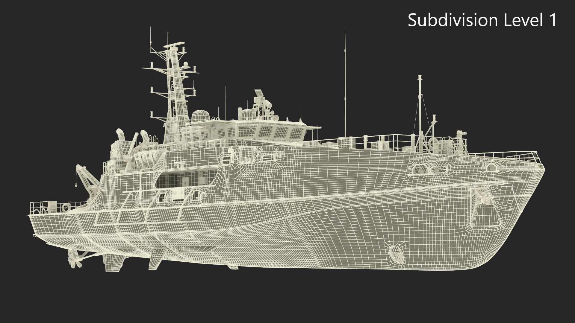 3D model Australian Cape Class Patrol Vessel