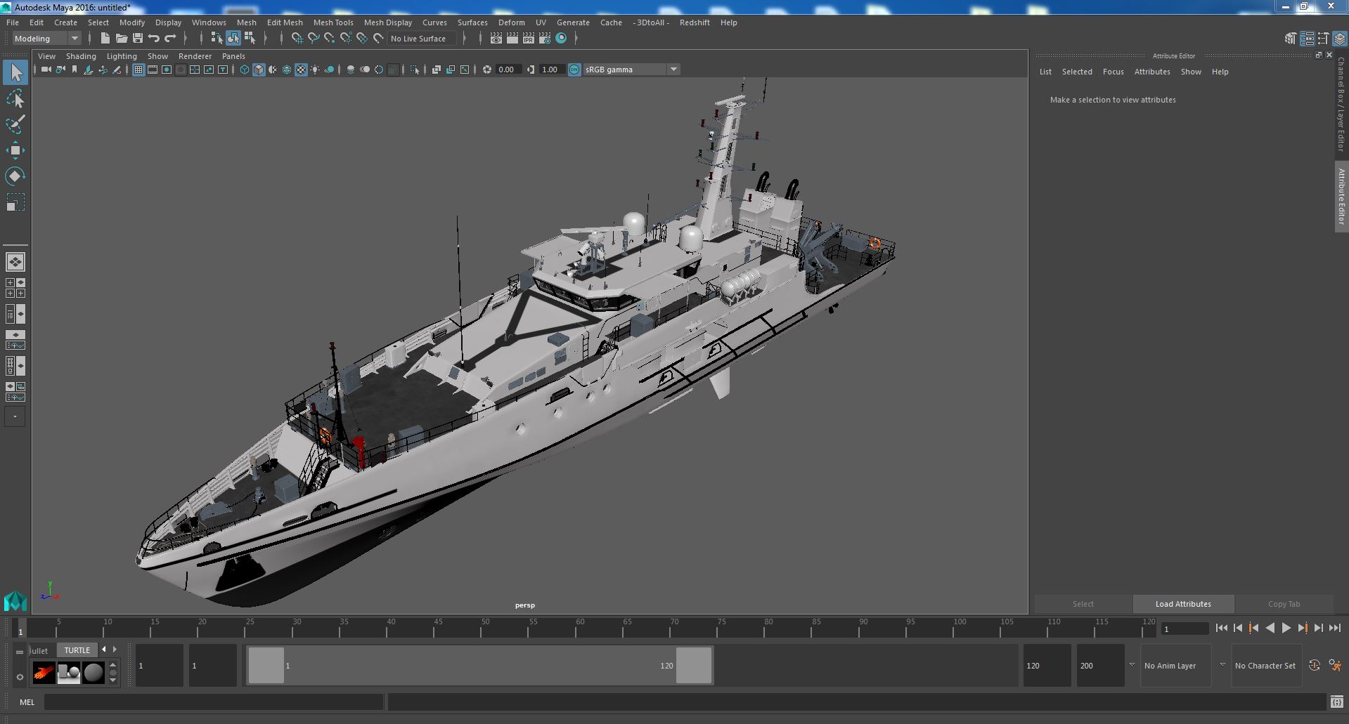 3D model Australian Cape Class Patrol Vessel