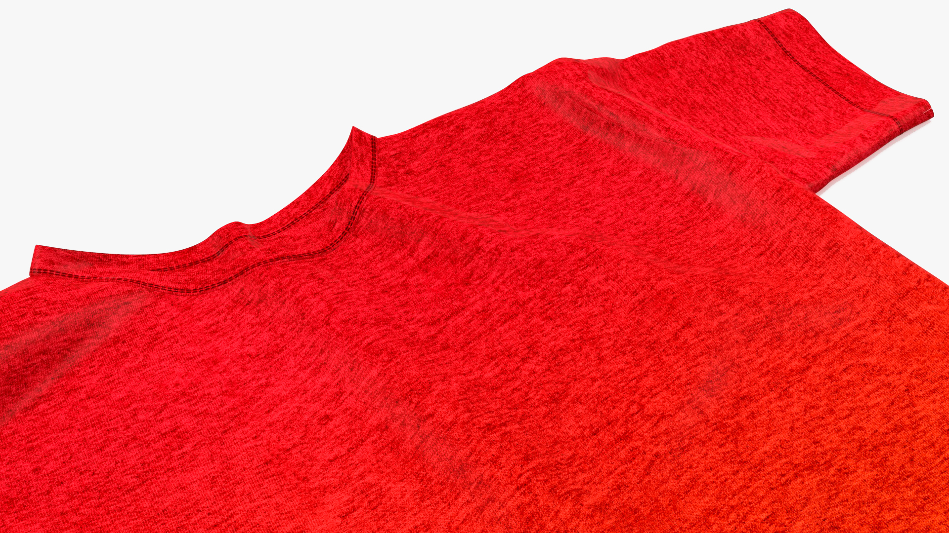 3D Gradient Effect T Shirt model