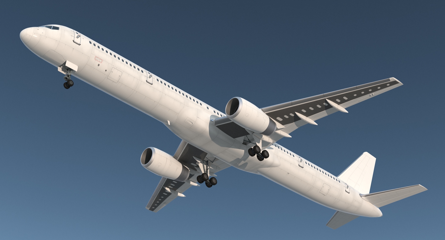 Boeing 757 300 Generic Rigged 3D model