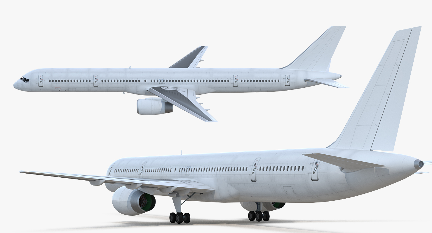 Boeing 757 300 Generic Rigged 3D model