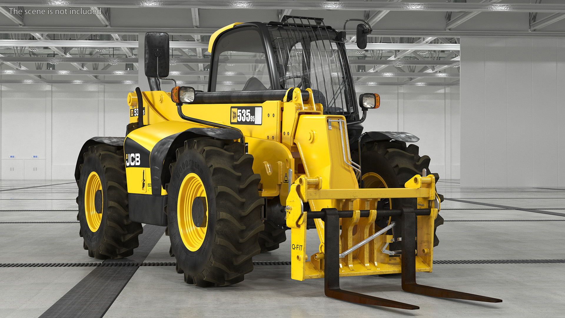 Telehandler JCB 535 3D model