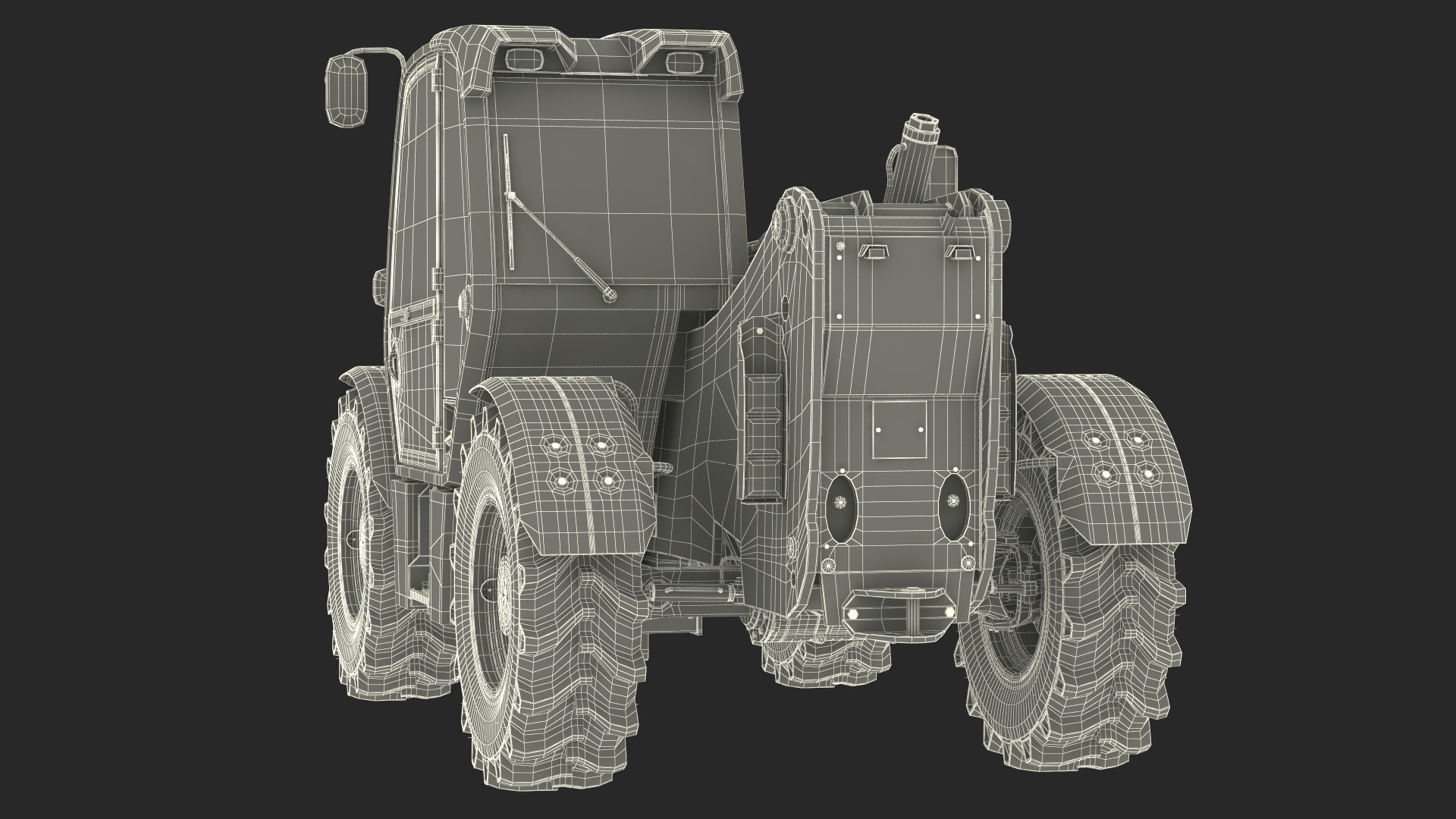 Telehandler JCB 535 3D model