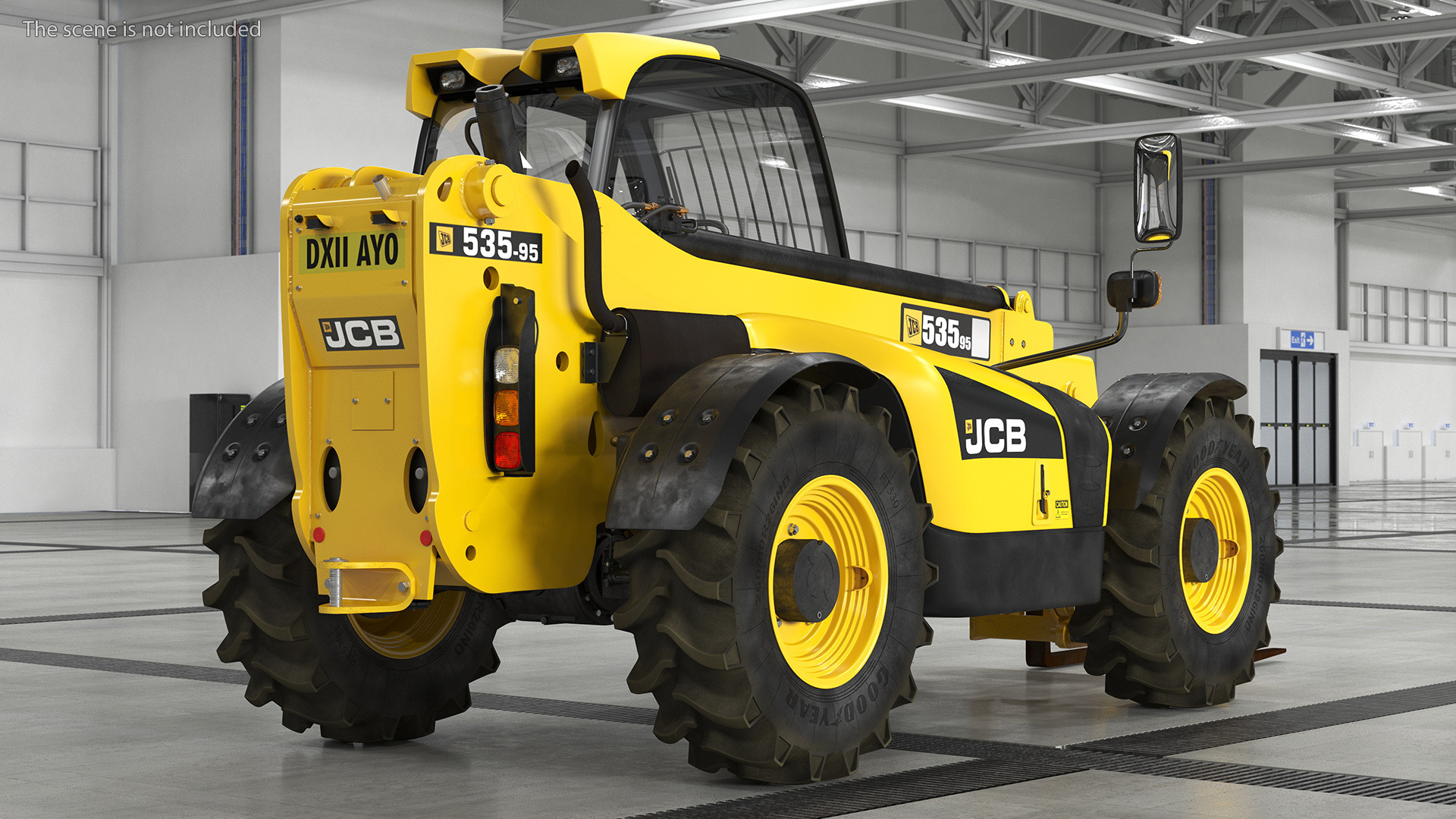 Telehandler JCB 535 3D model