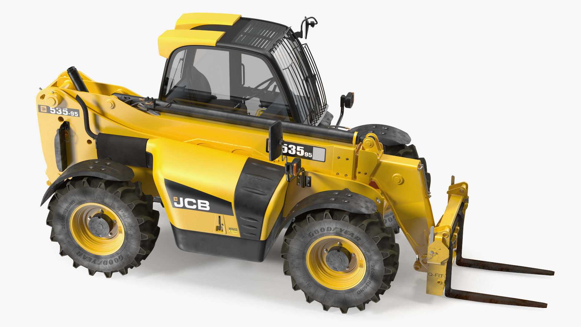 Telehandler JCB 535 3D model