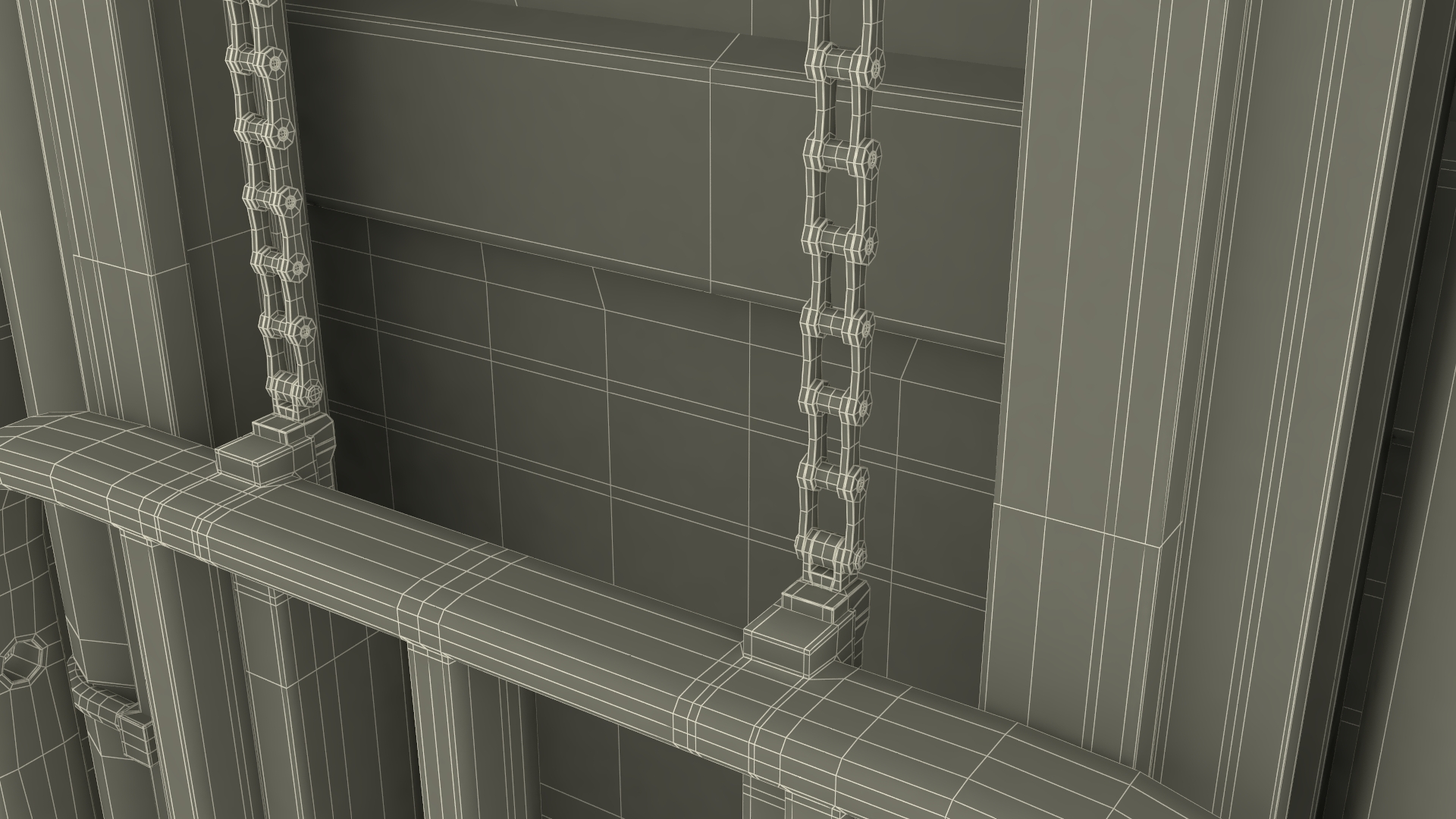 Industrial Forklift Truck Rigged 3D