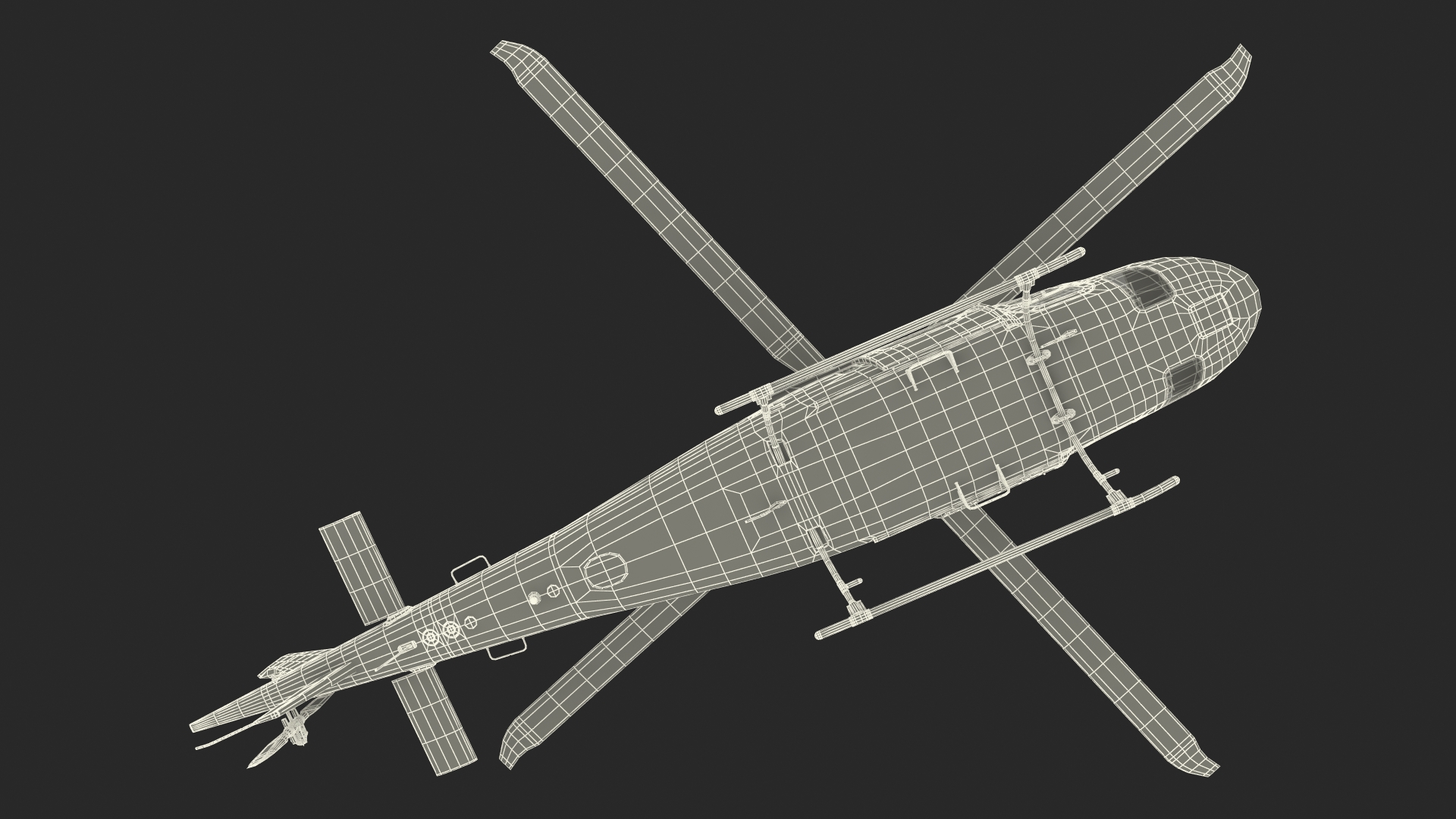 3D Military Helicopter AgustaWestland AW119 Koala