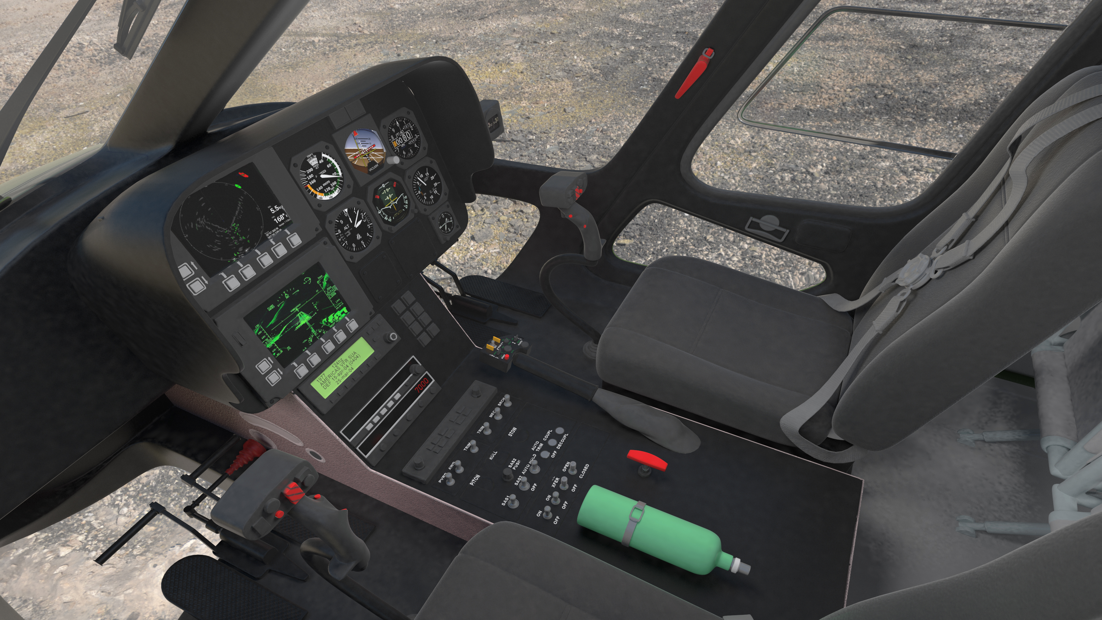 3D Military Helicopter AgustaWestland AW119 Koala