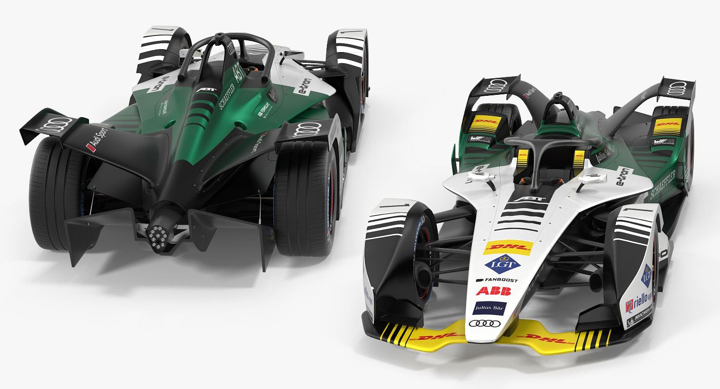 3D Audi Formula E Car model