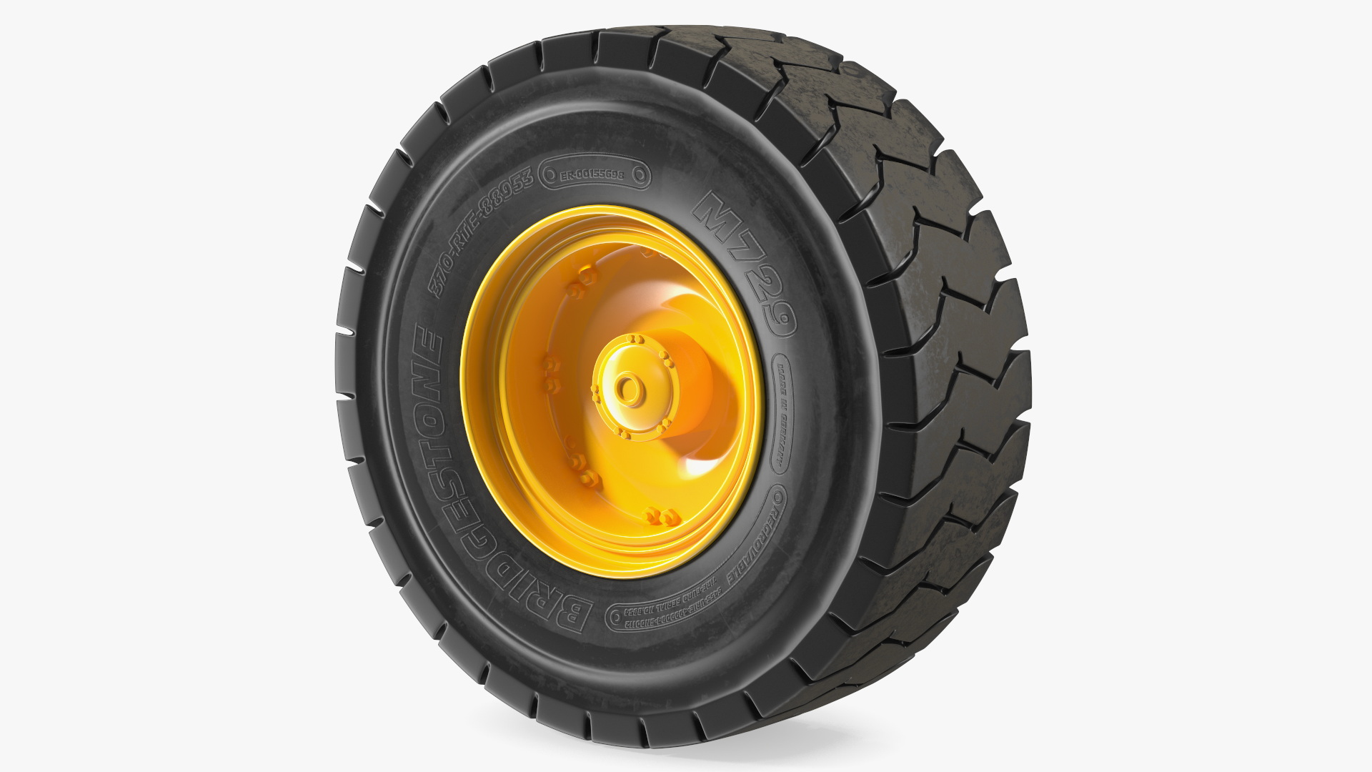 3D model Wheel CAT 775 Water Truck