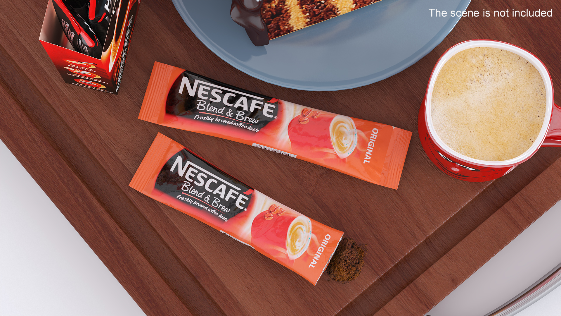 3D Nescafe Blend and Brew Stick model