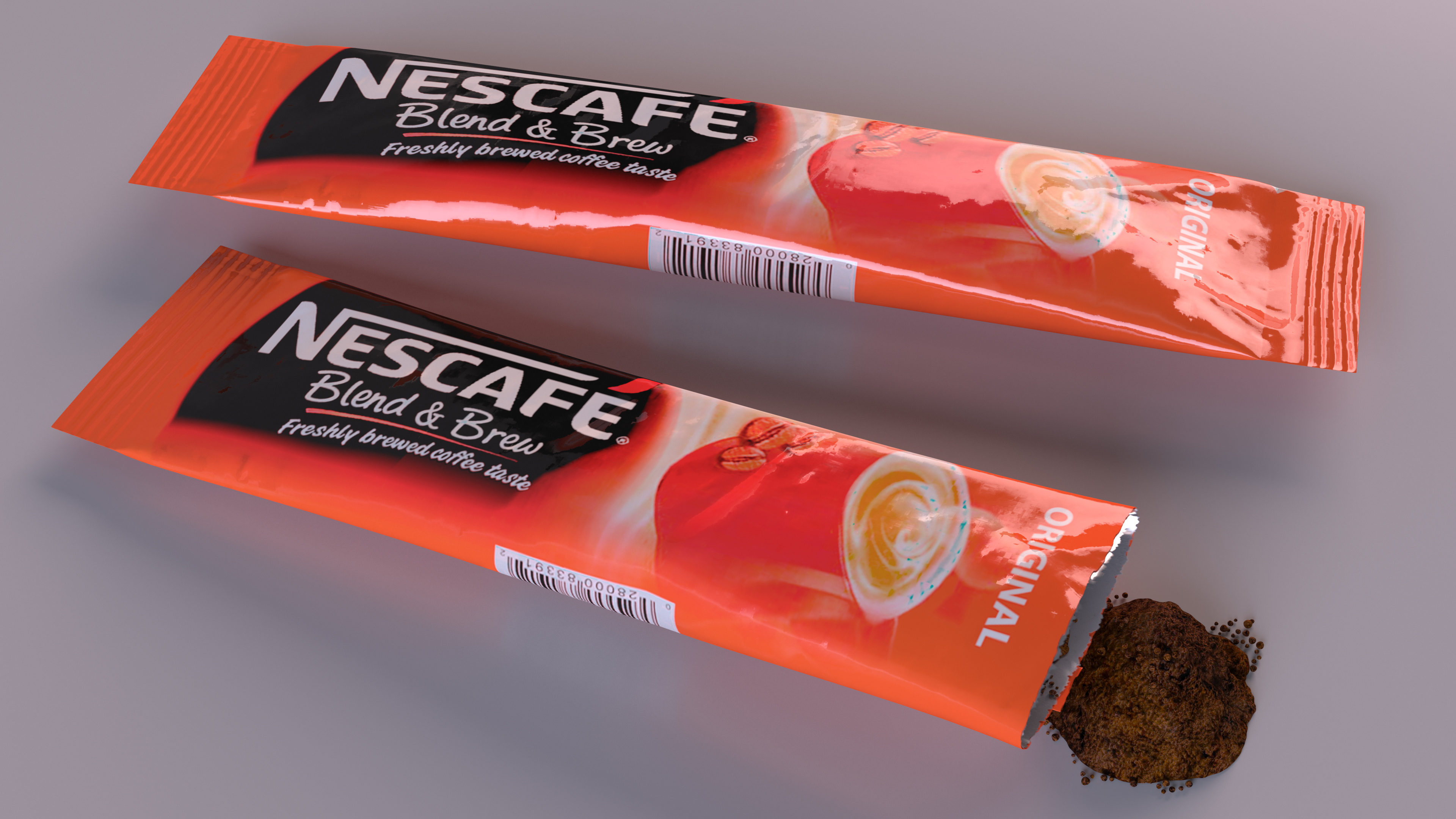 3D Nescafe Blend and Brew Stick model