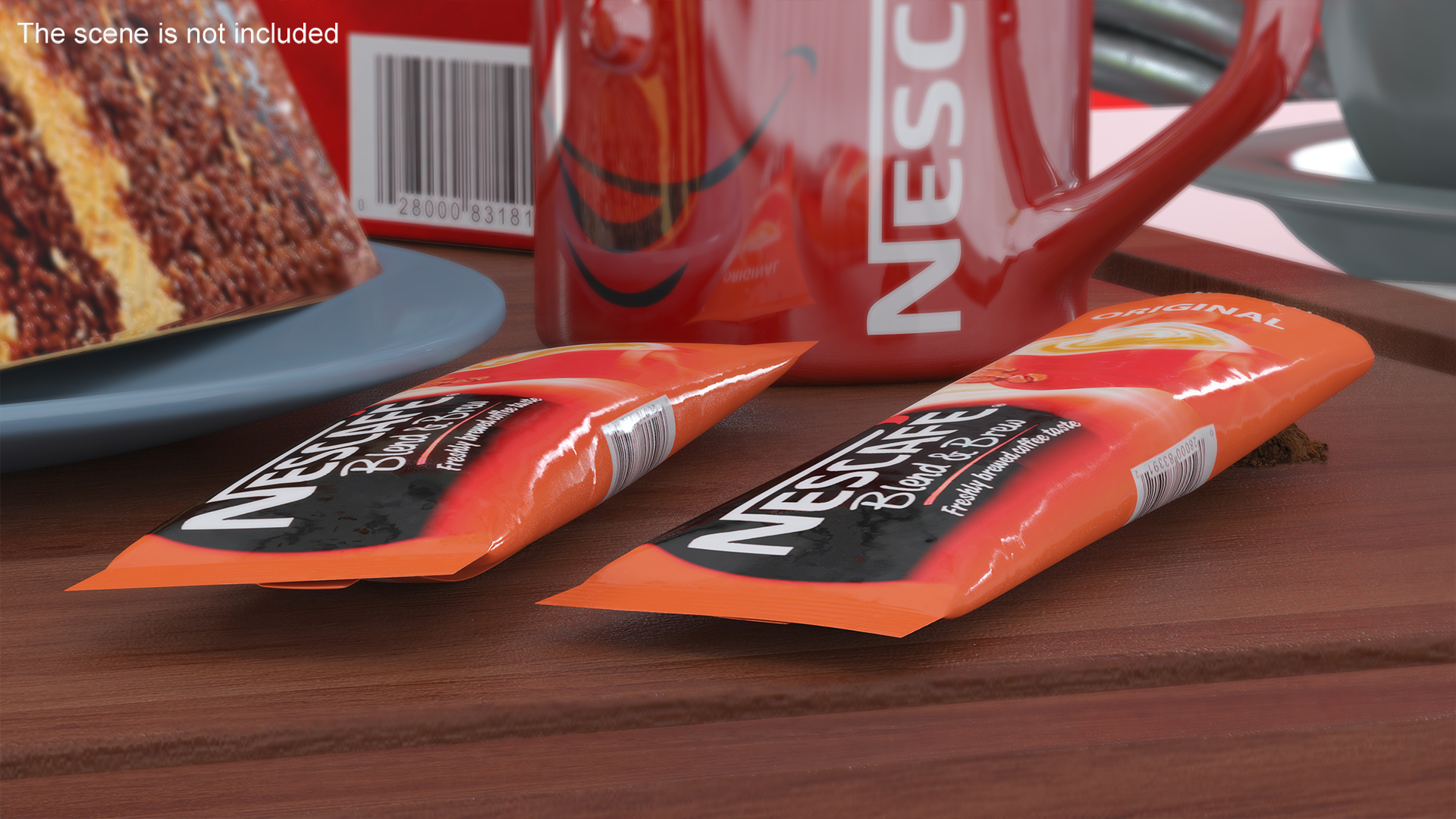 3D Nescafe Blend and Brew Stick model