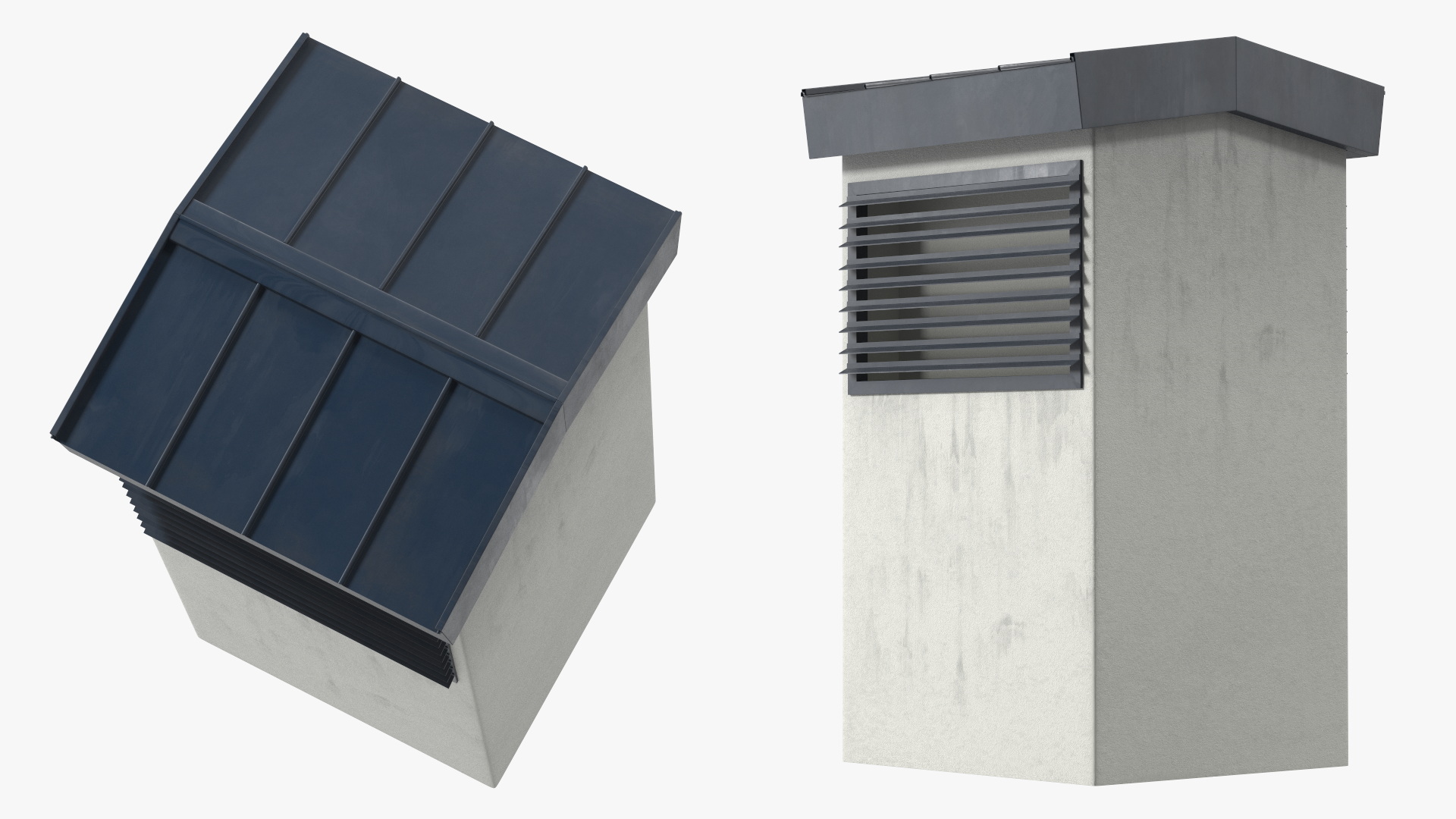 Ventilation Shaft on the Roof 3D model