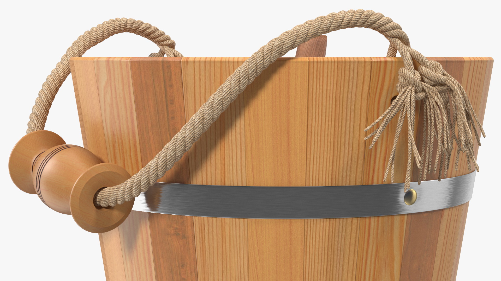 3D Sauna Bucket with Ladle model