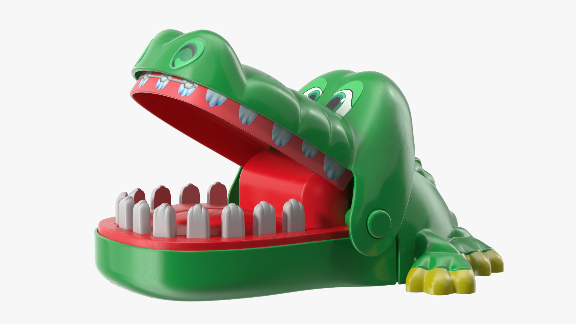 Toothbrush Kids with Crocodile Dentist Toy 3D