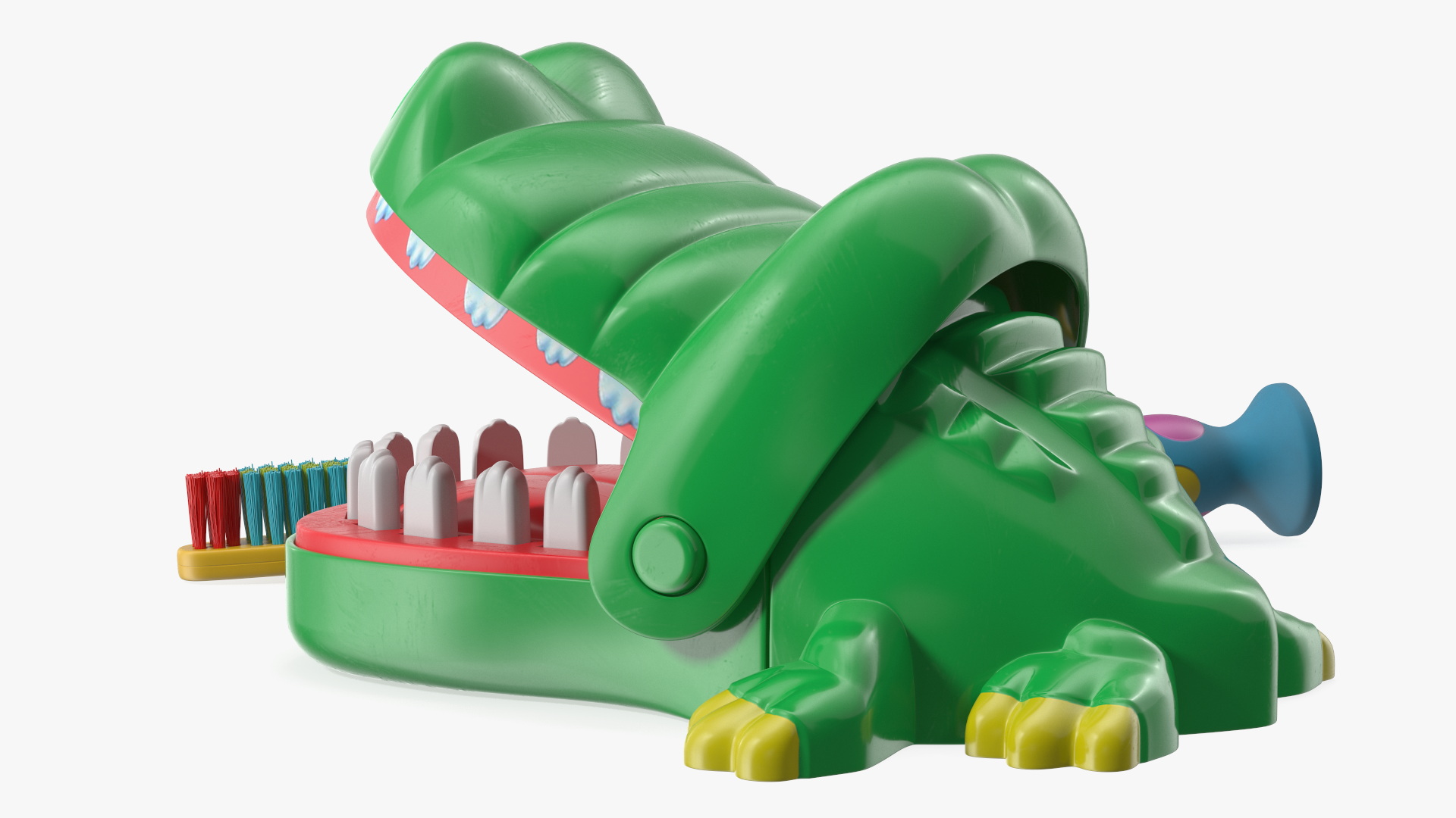 Toothbrush Kids with Crocodile Dentist Toy 3D