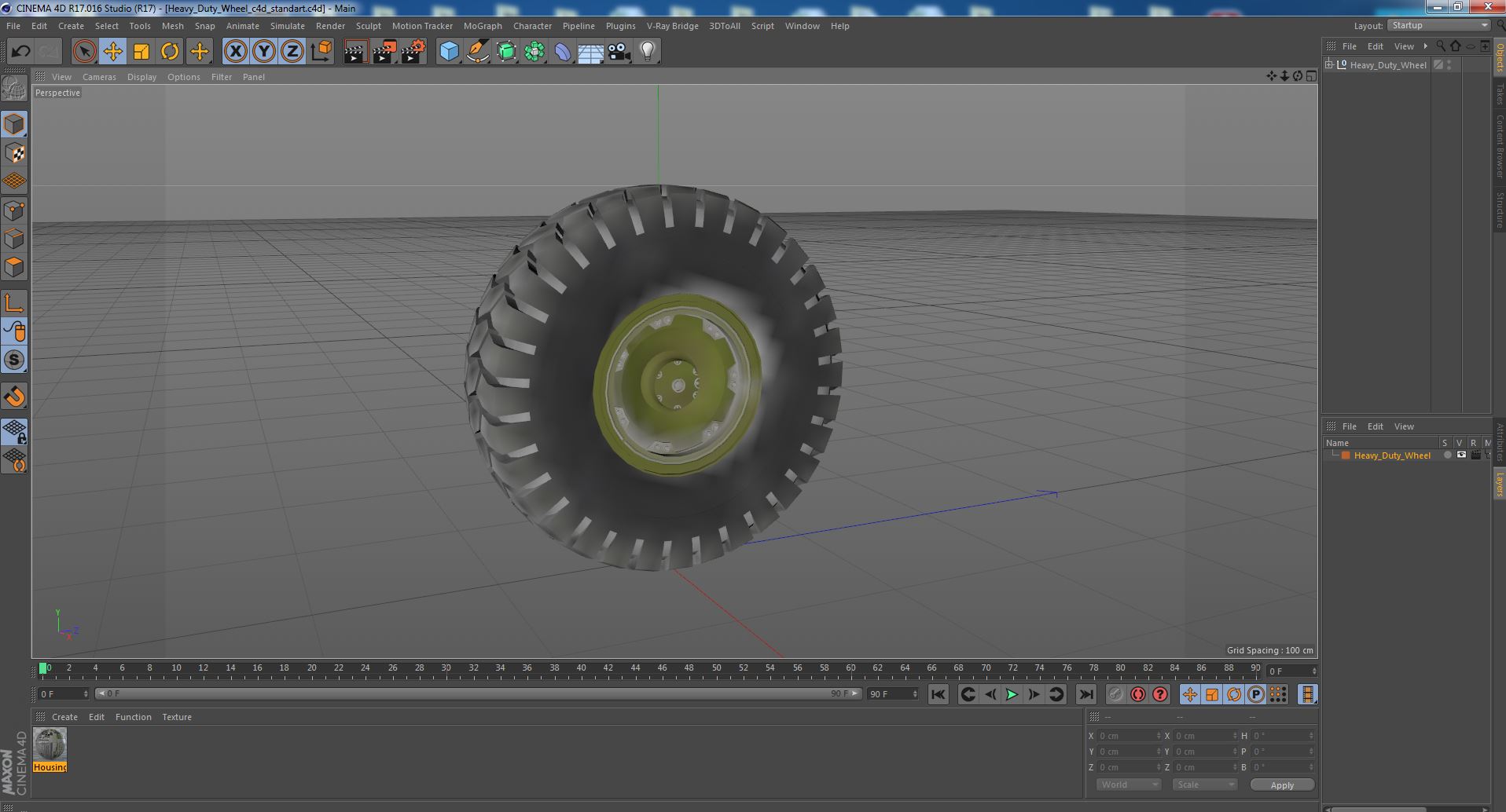 3D Heavy Duty Wheel