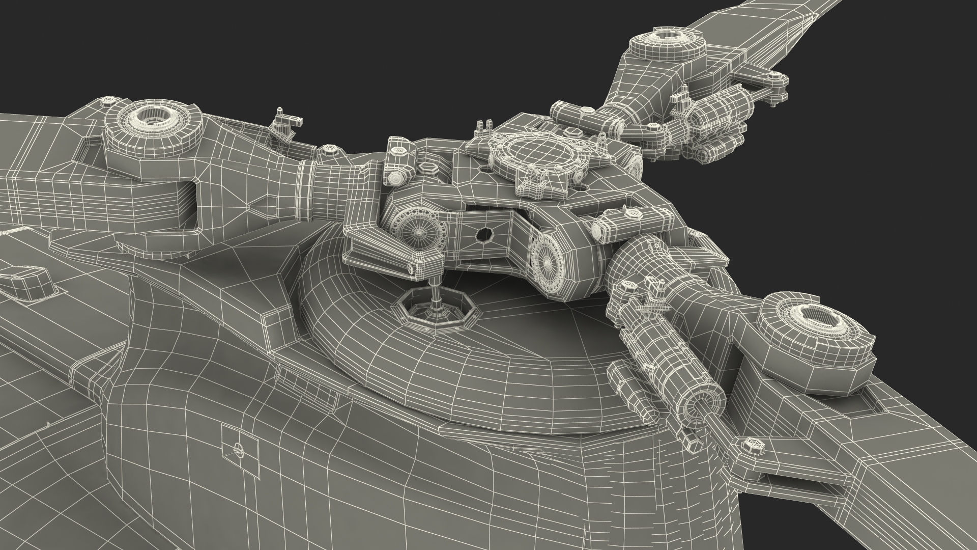 3D US Army Transport Helicopter With 20 ft ISO Container model