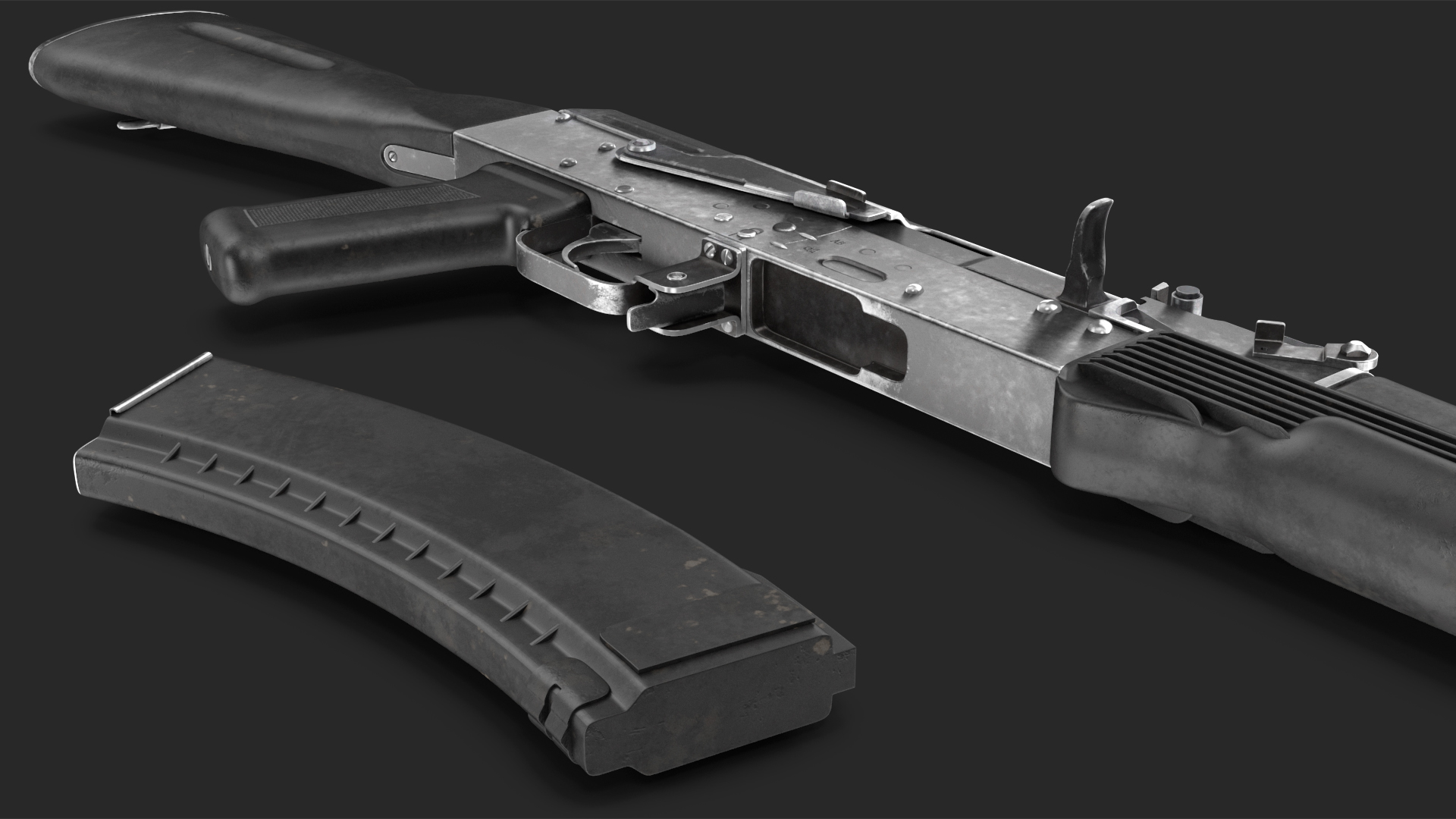 AK-74 Assault Rifle 3D model