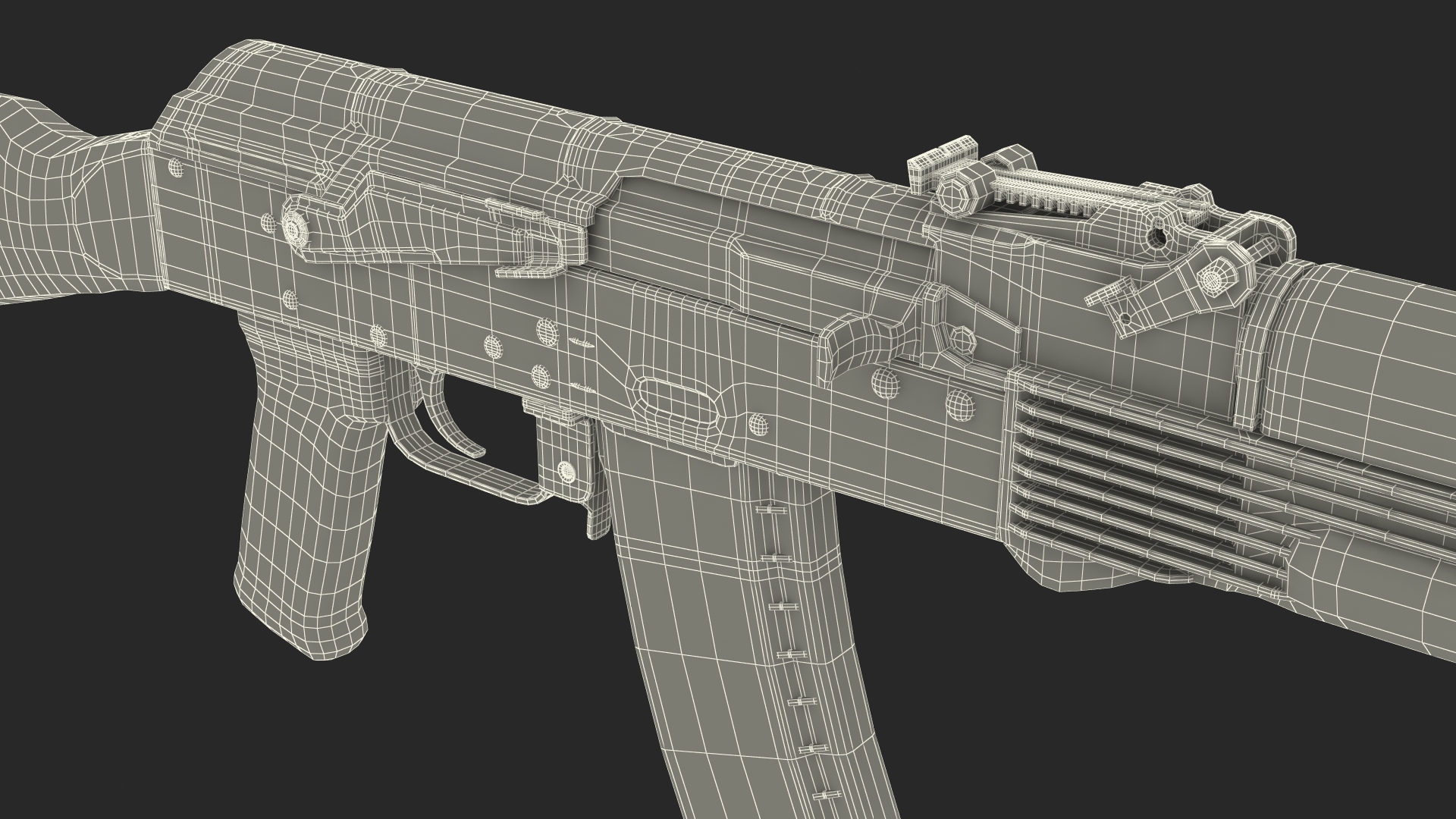 AK-74 Assault Rifle 3D model