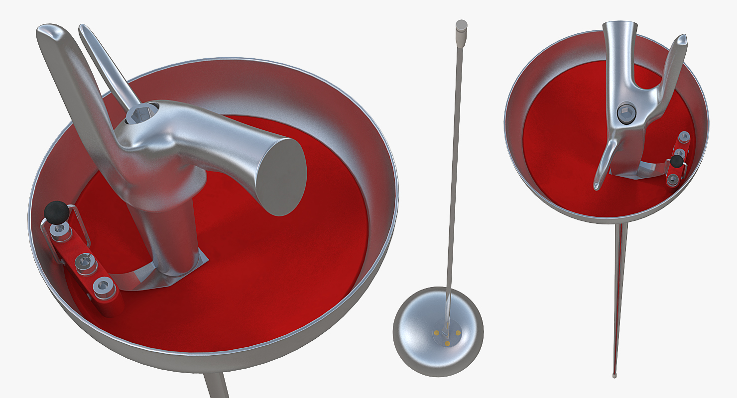 3D Fencing Sabre model