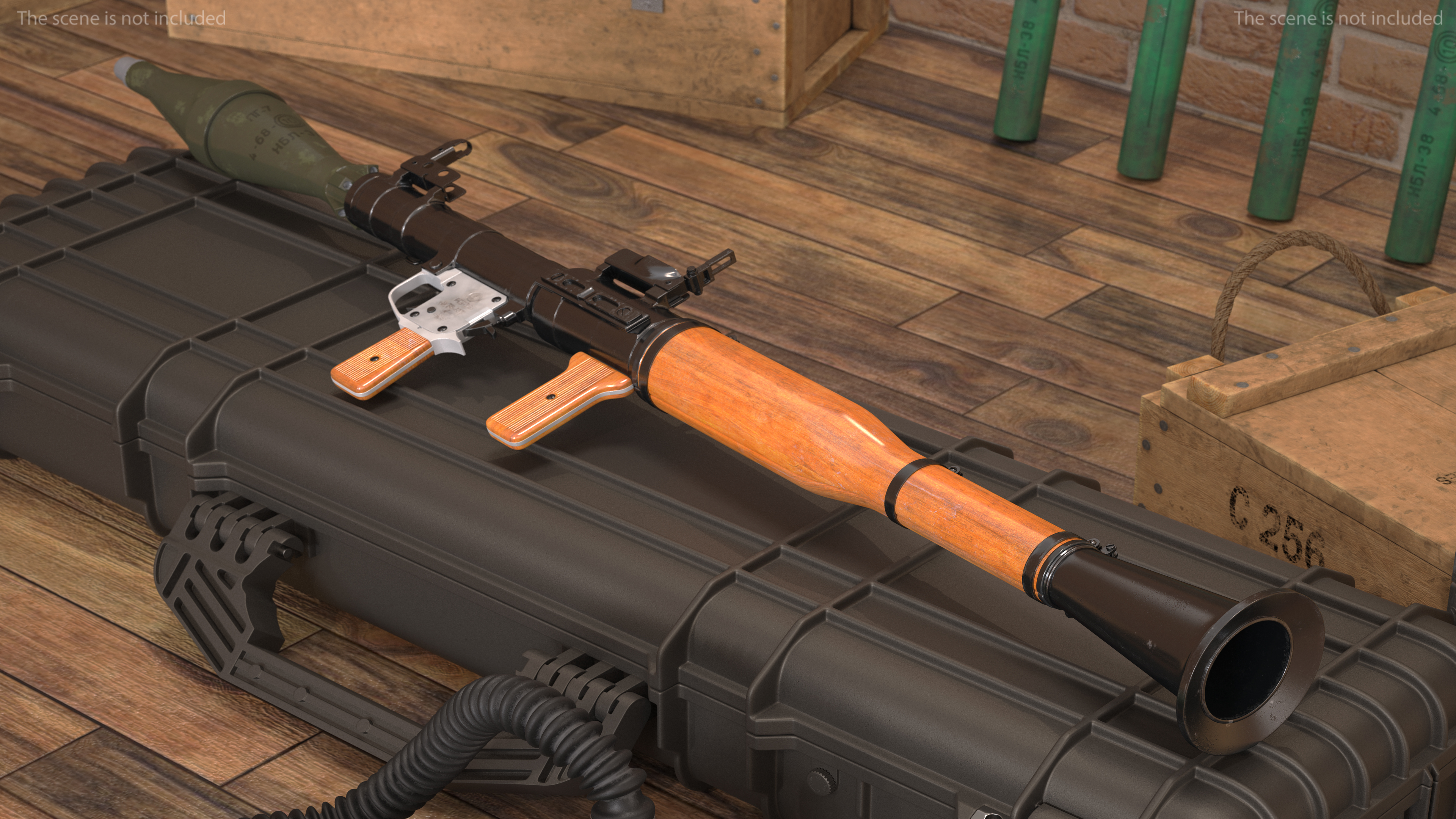 RPG-7 Rocket Propelled Grenade Launcher 3D model