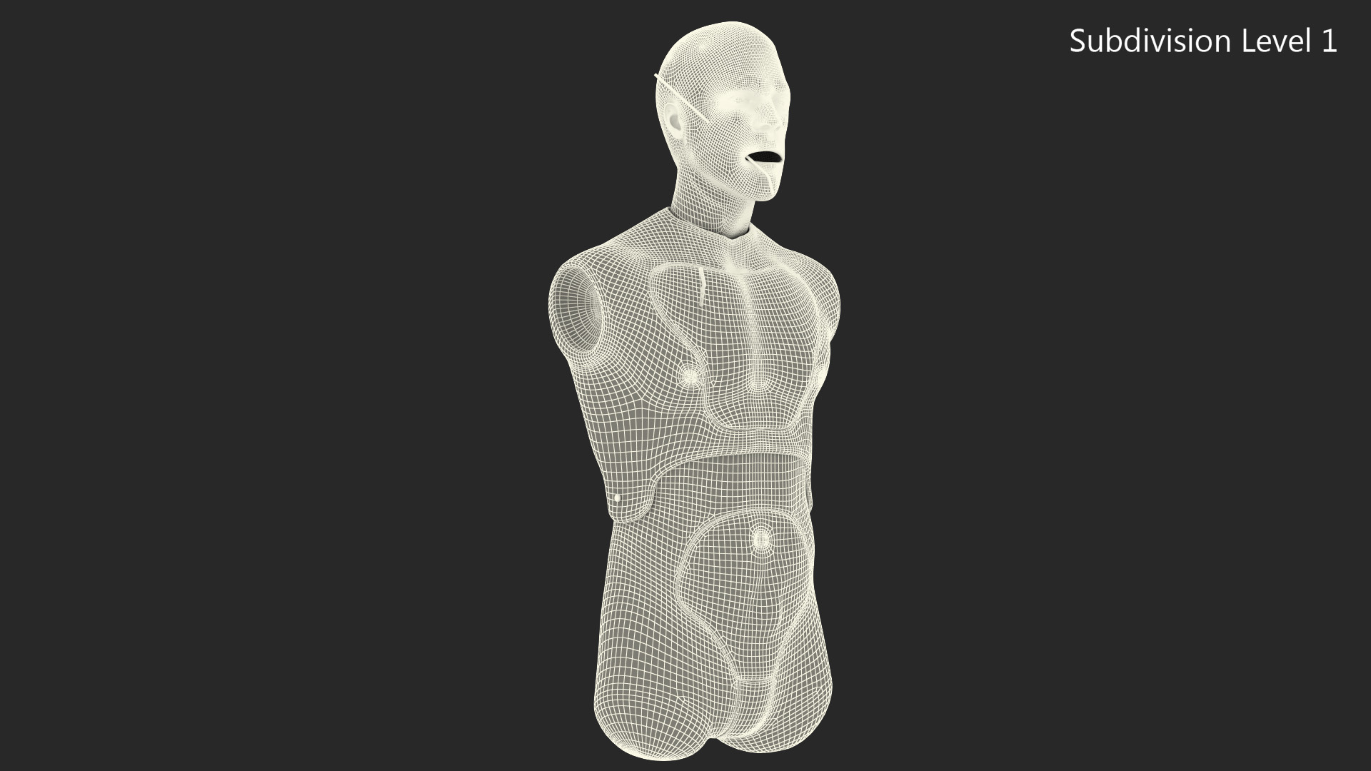 3D Injured Firstaid Mannequin Body