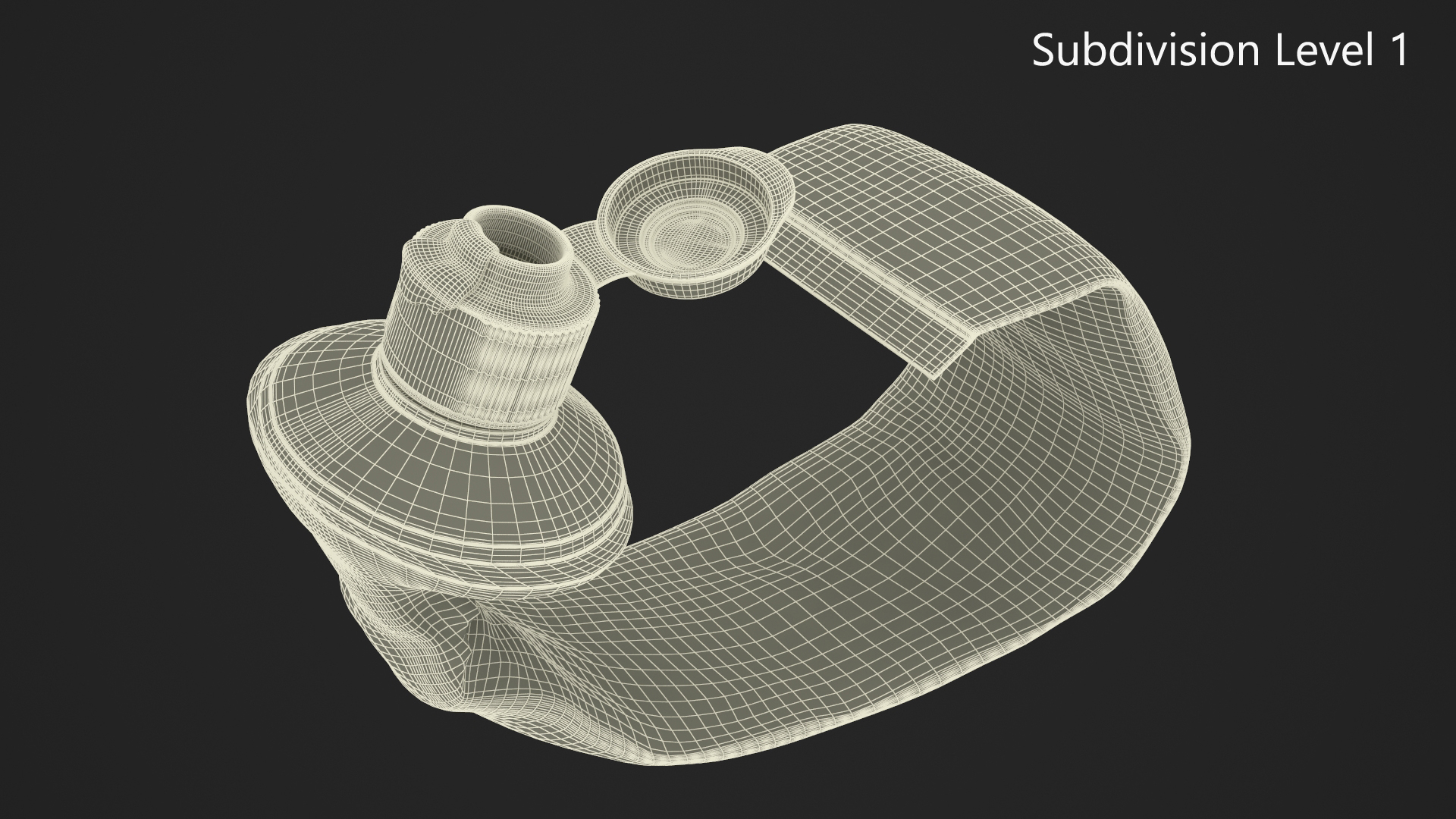 Finished Toothpaste Tube 3D model