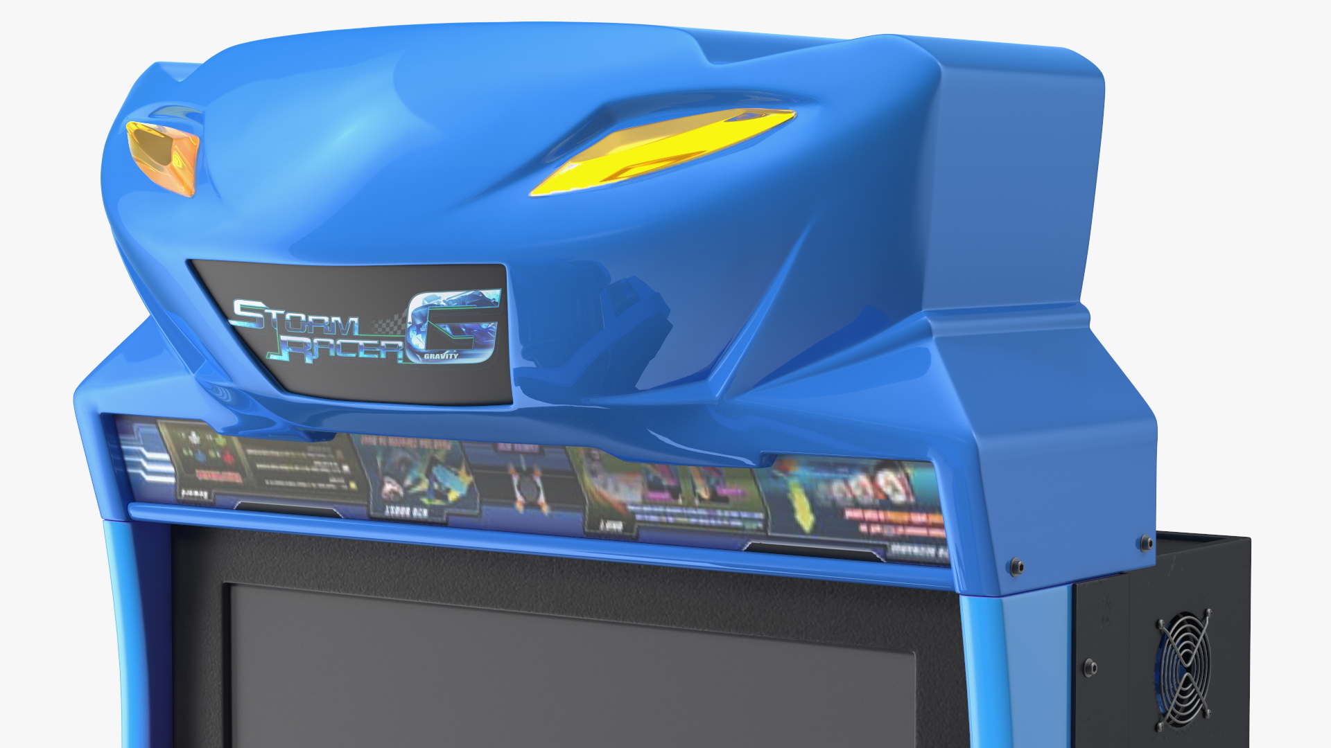 Storm Racer G Motion Deluxe Driving Arcade Machine Off 3D model