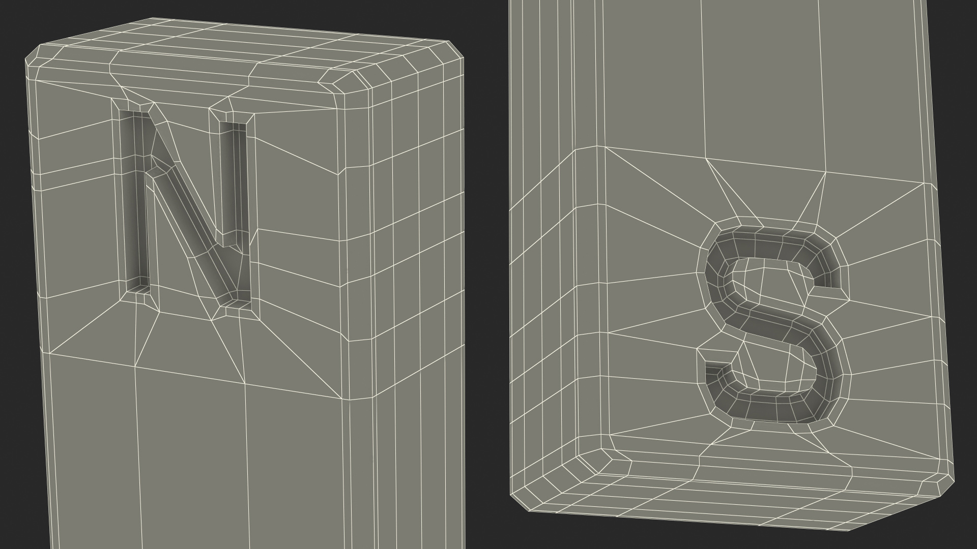 3D model Rectangle Bar Magnet