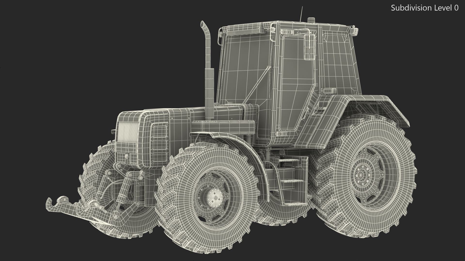 Wheel Tractor Clean 3D model