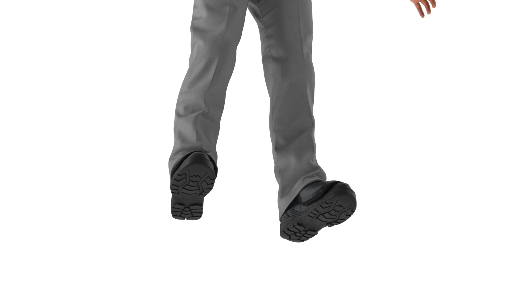 3D Baseball Umpire in Cap Basic Pose model