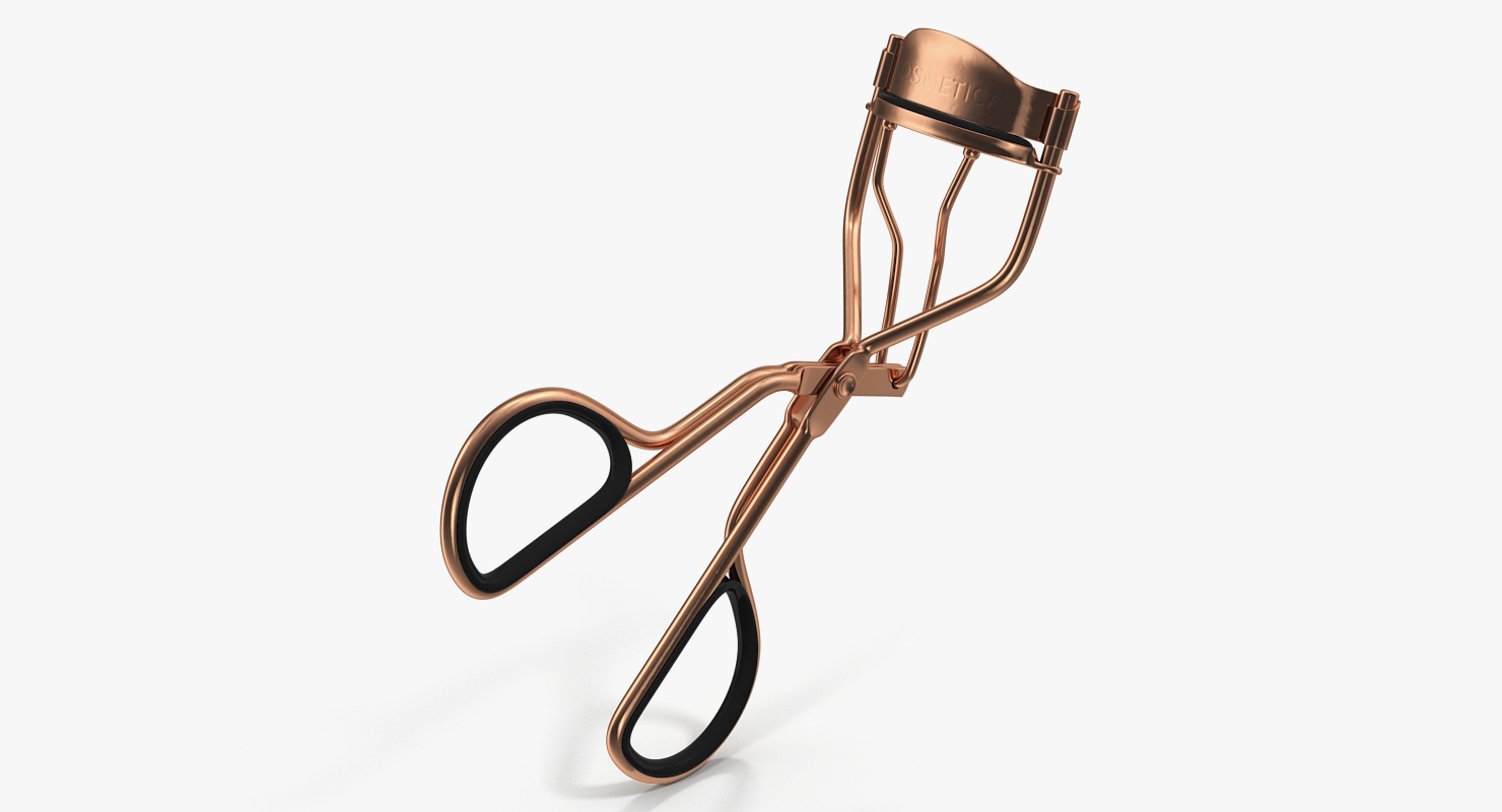 Classic Lash Curler Rose Gold 3D model