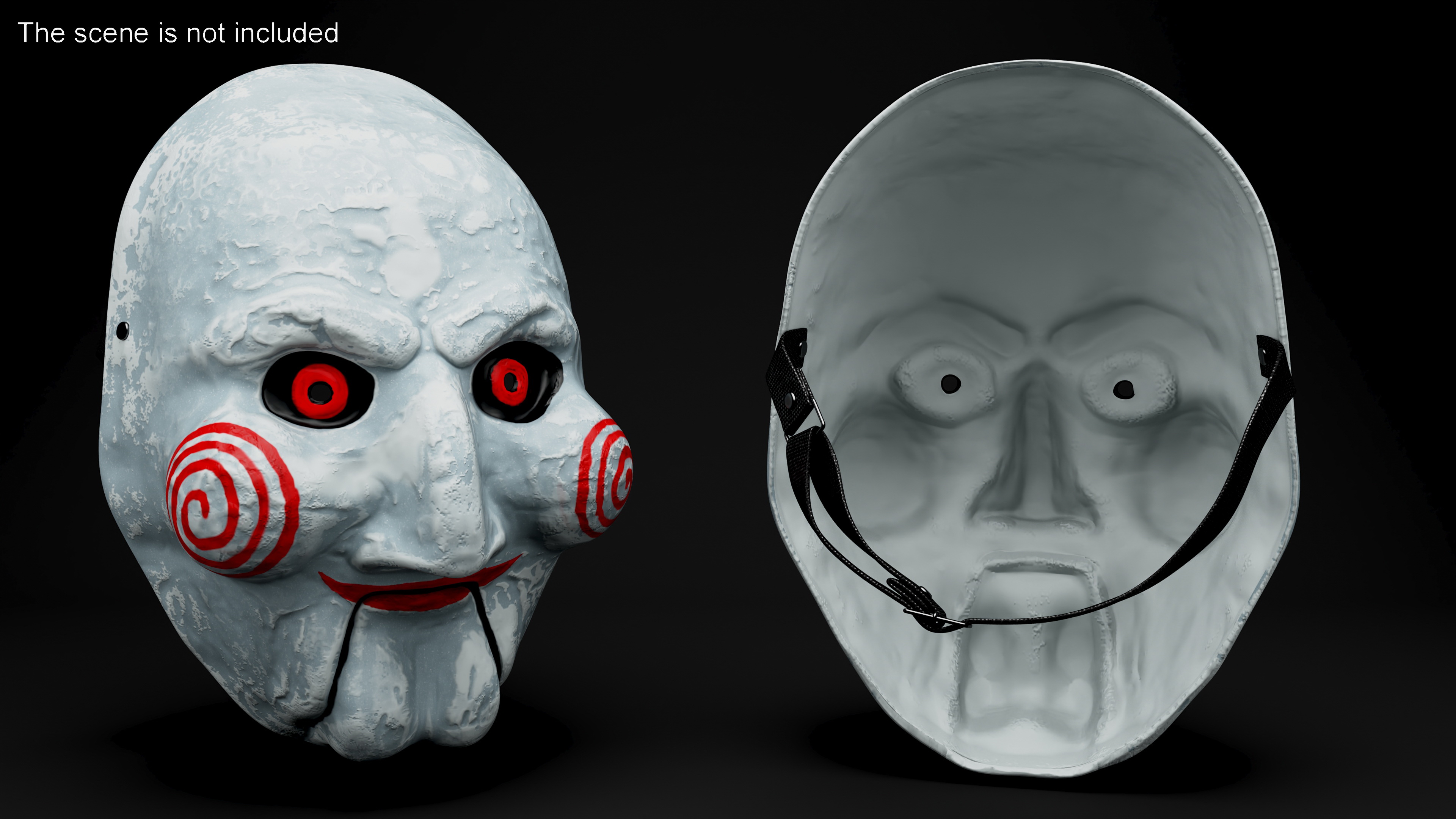 3D Idle Billy Puppet Vacuform Mask