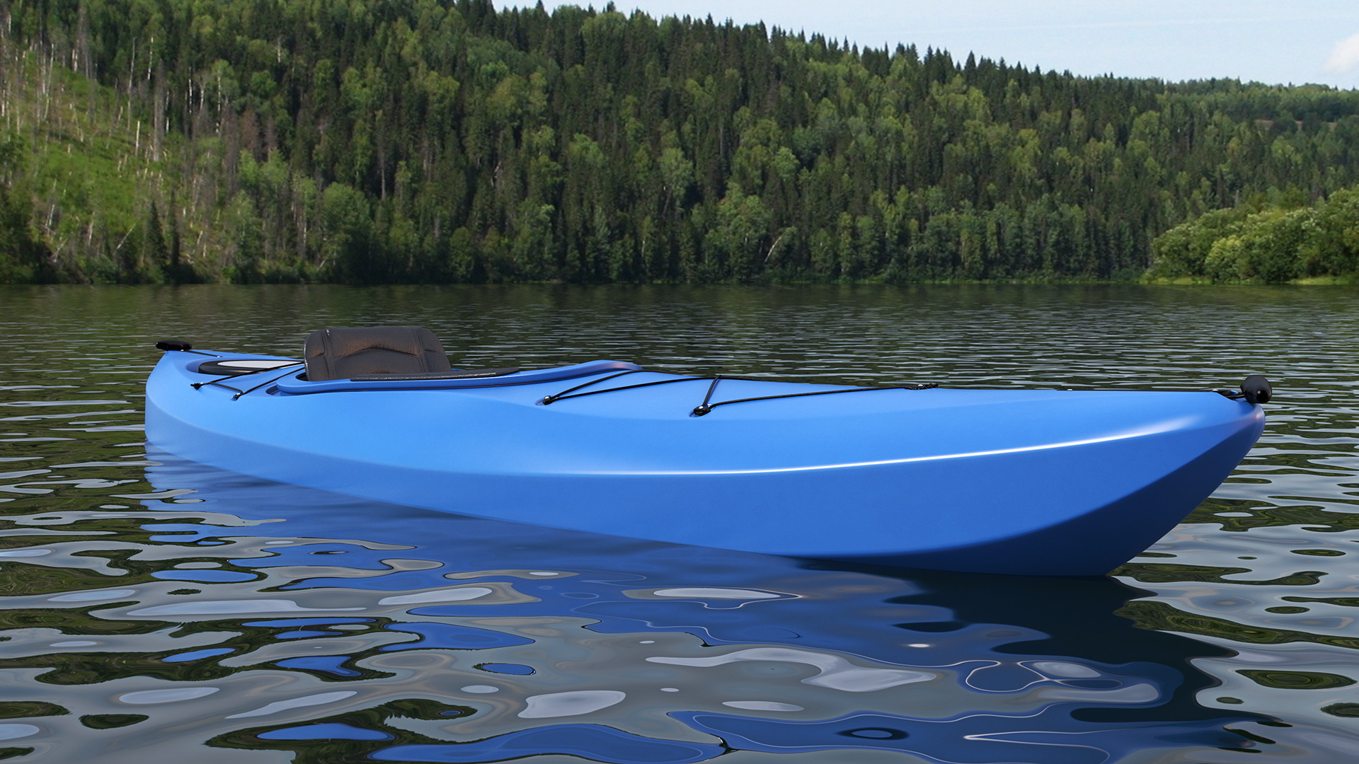 3D Recreational Kayak model