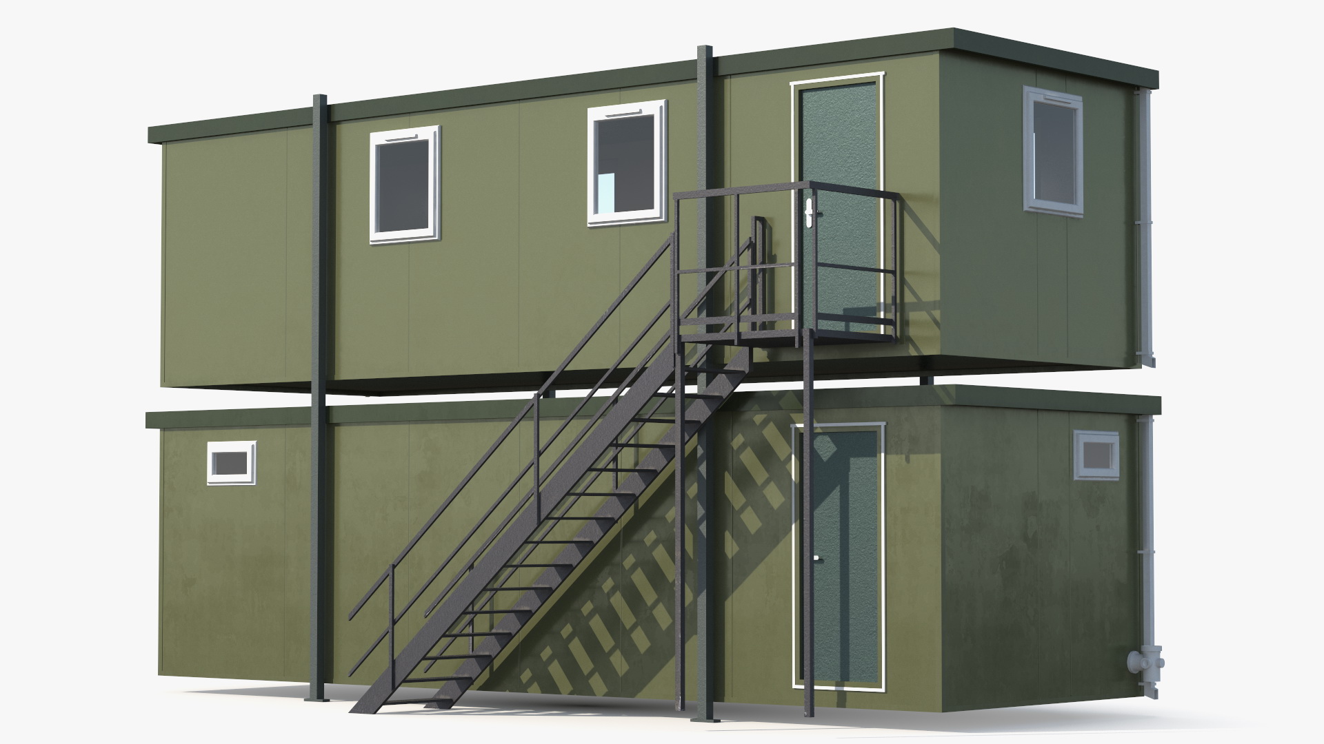 3D Prefabricated Portable Two Story Building