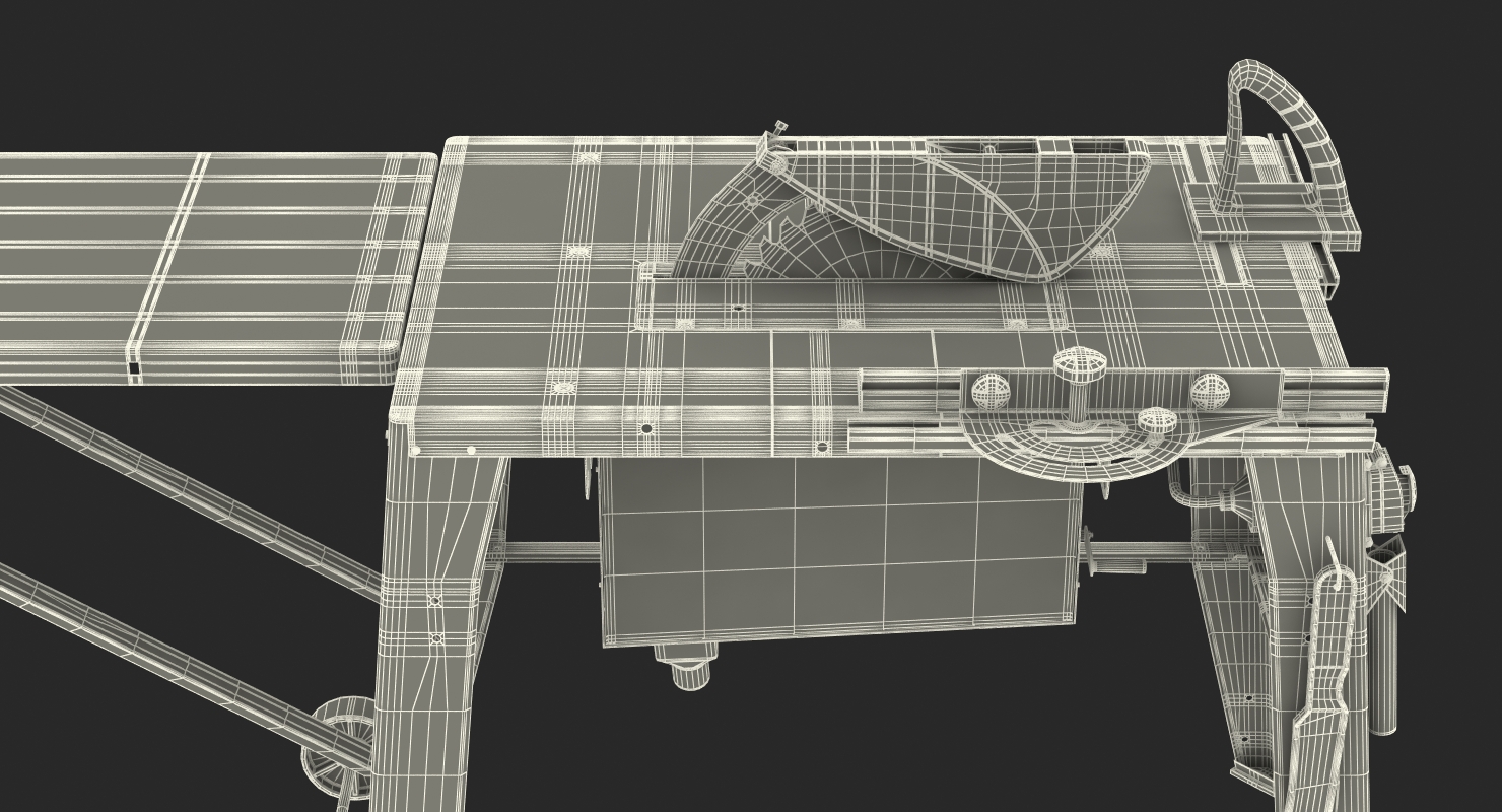 3D Workman with Circular Saw Generic model