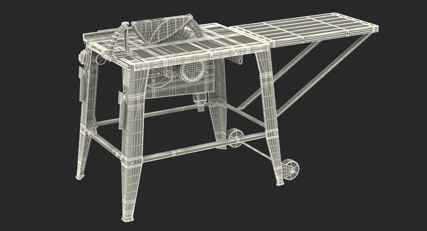 3D Workman with Circular Saw Generic model