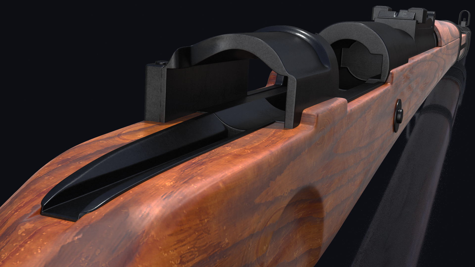 3D Mauser Karabiner 98K Bolt Action Rifle model