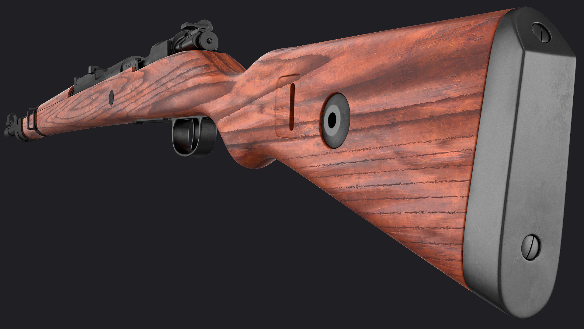 3D Mauser Karabiner 98K Bolt Action Rifle model