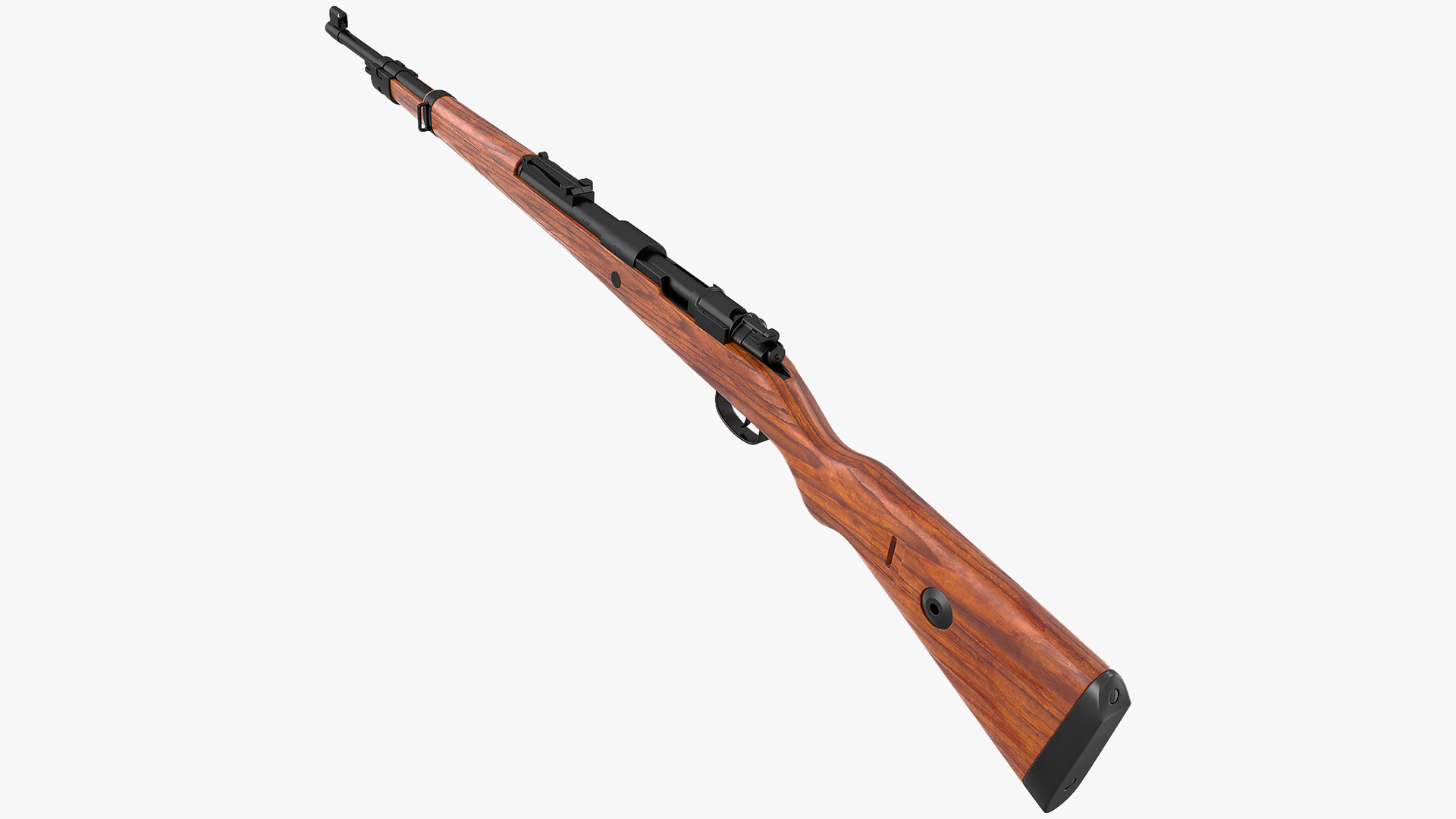 3D Mauser Karabiner 98K Bolt Action Rifle model