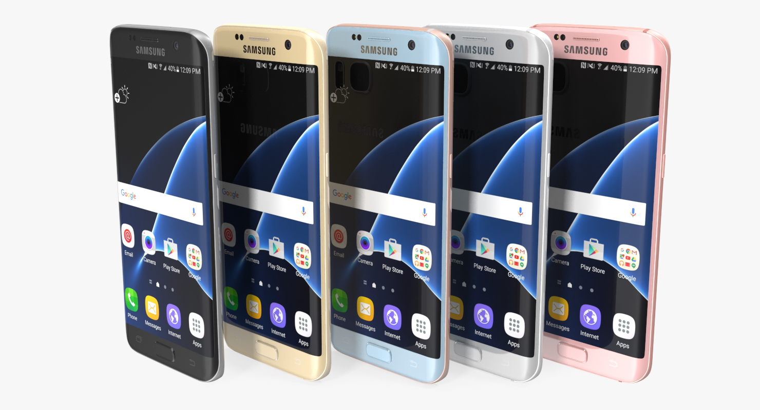 3D Samsung Galaxy S7 Edge Set